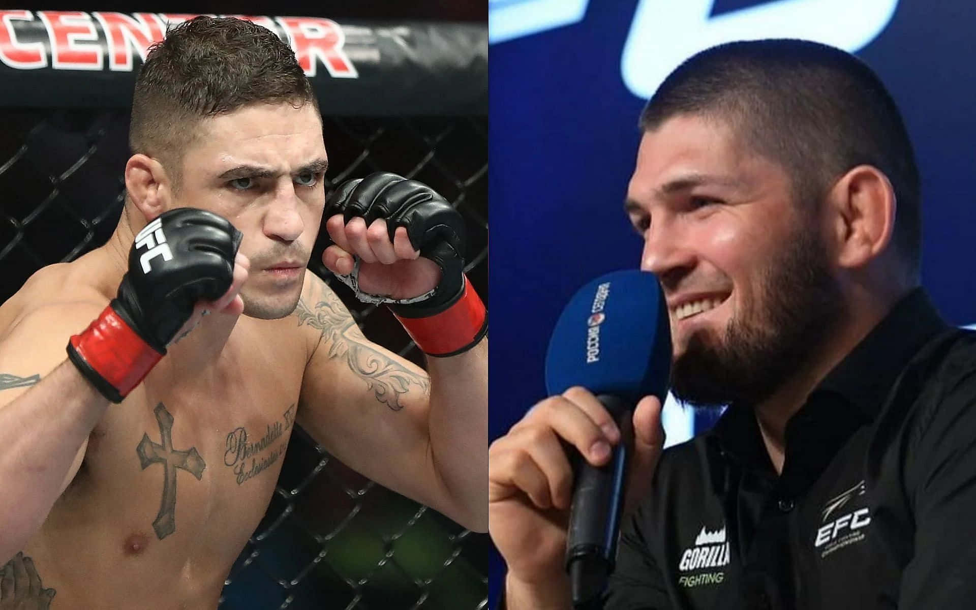 Diego Sanchez And Khabib Nurmagomedov Background