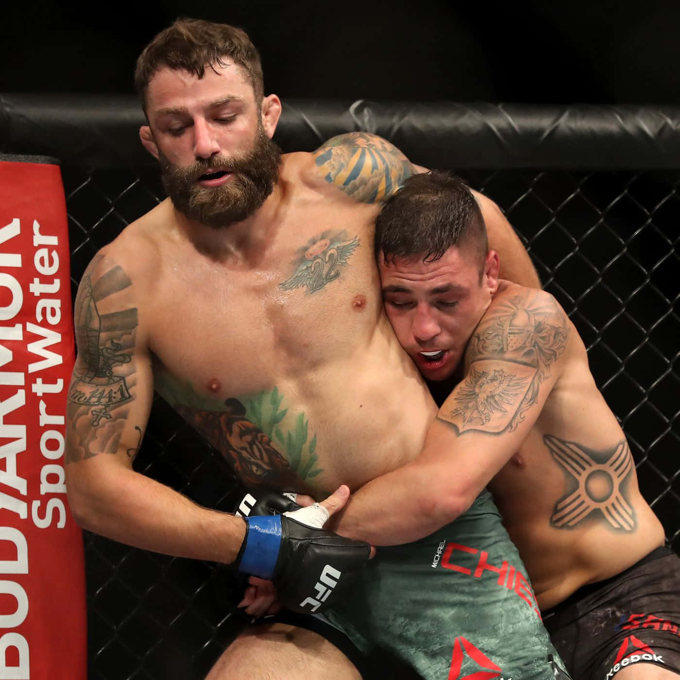 Diego Sanchez Fighting Michael Chiesa Background