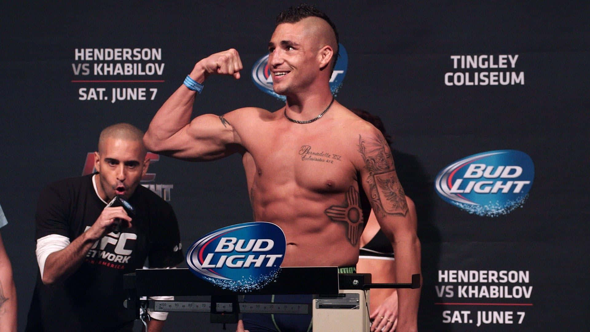 Diego Sanchez Weigh In Background