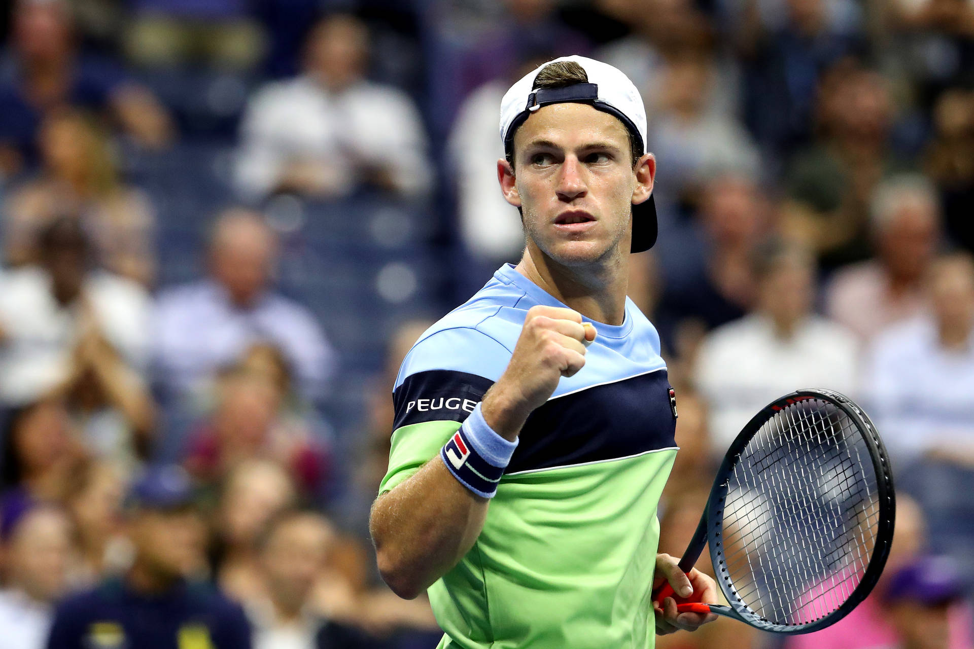 Diego Schwartzman Pumping His Fist