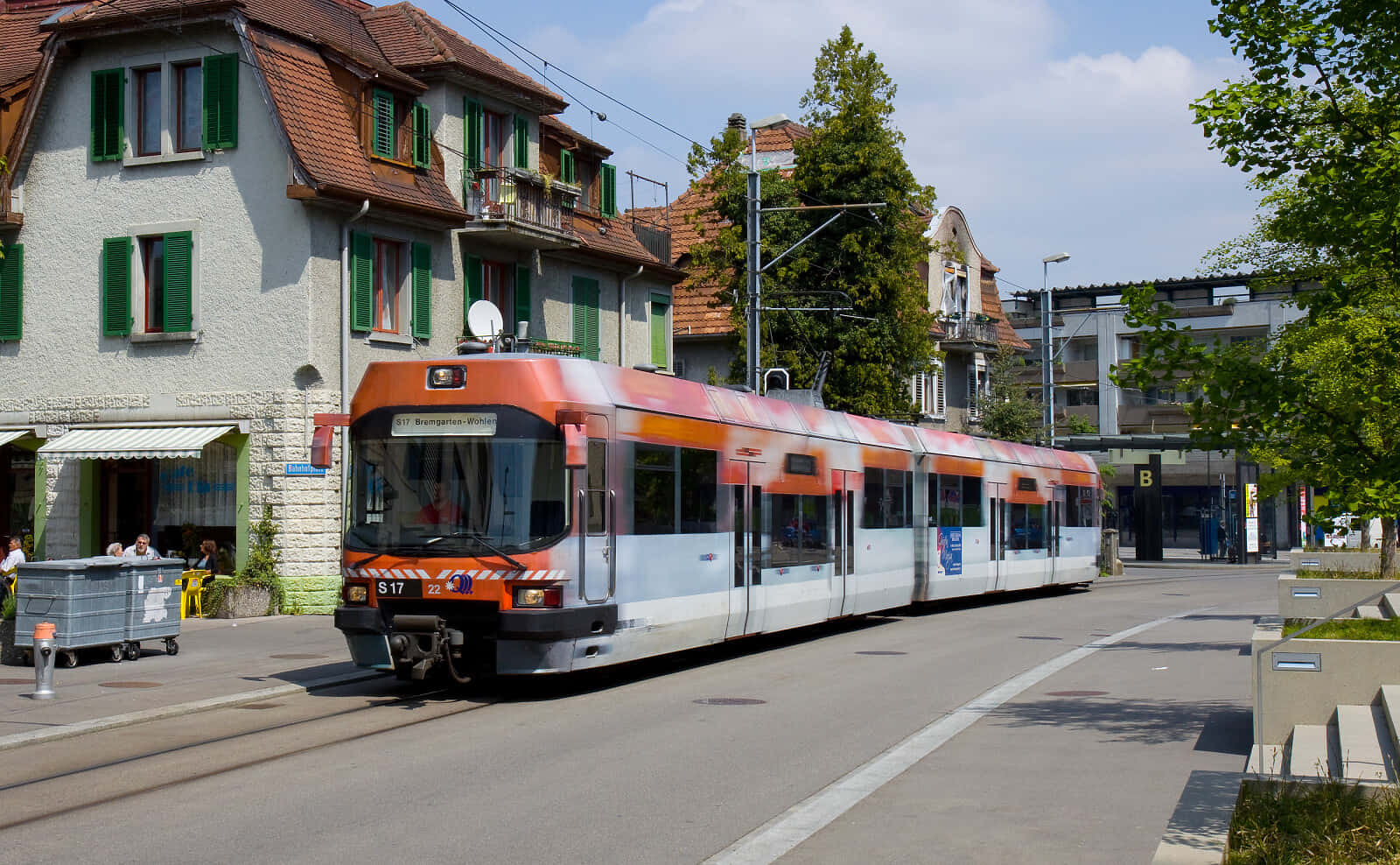 Dietikon Tramin Urban Setting Background