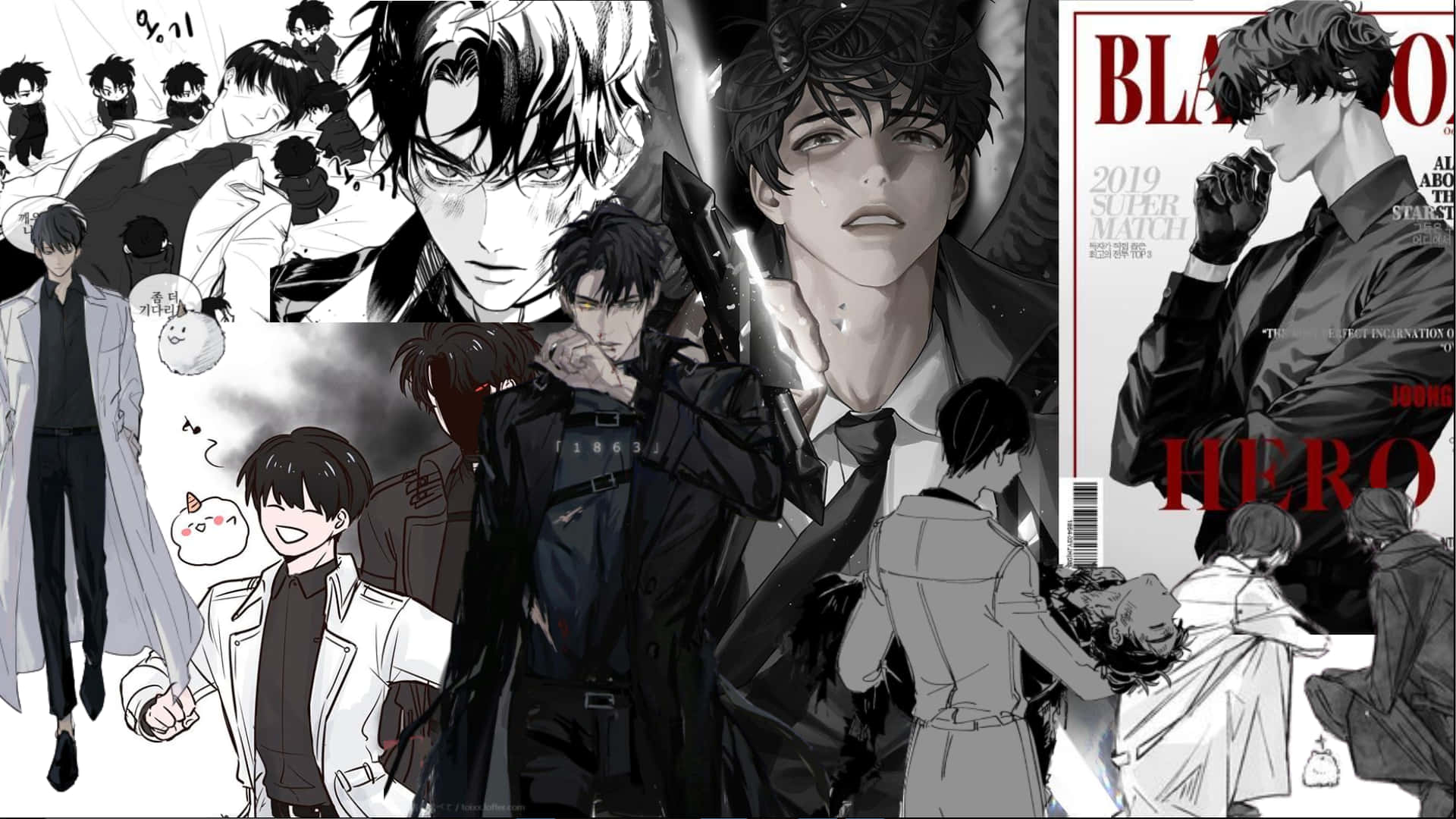 Different Characters Of An Omniscient Man Background