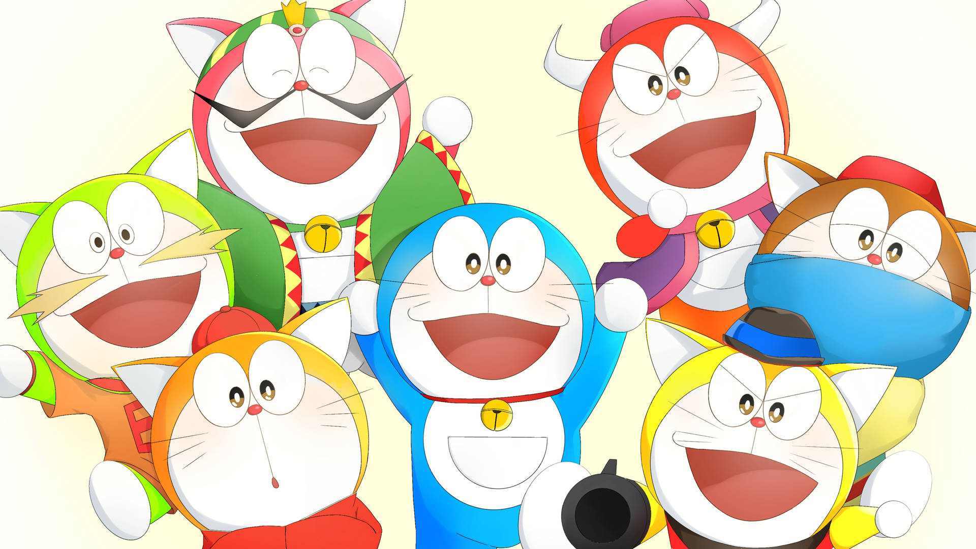 Different Doraemon 4k