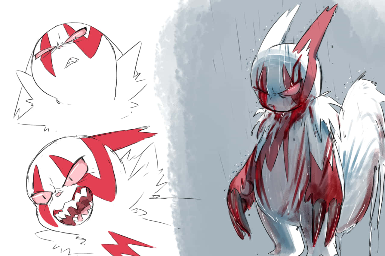 Different Emotions Of Zangoose