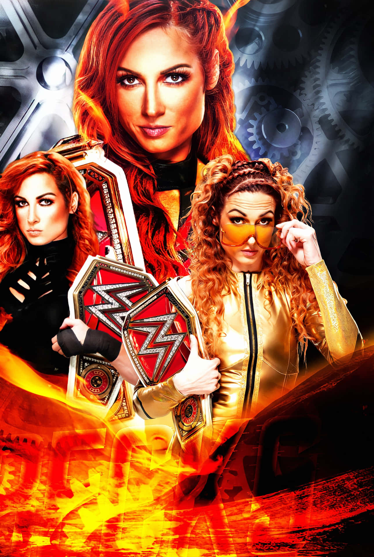 Different Faces Of Becky Lynch