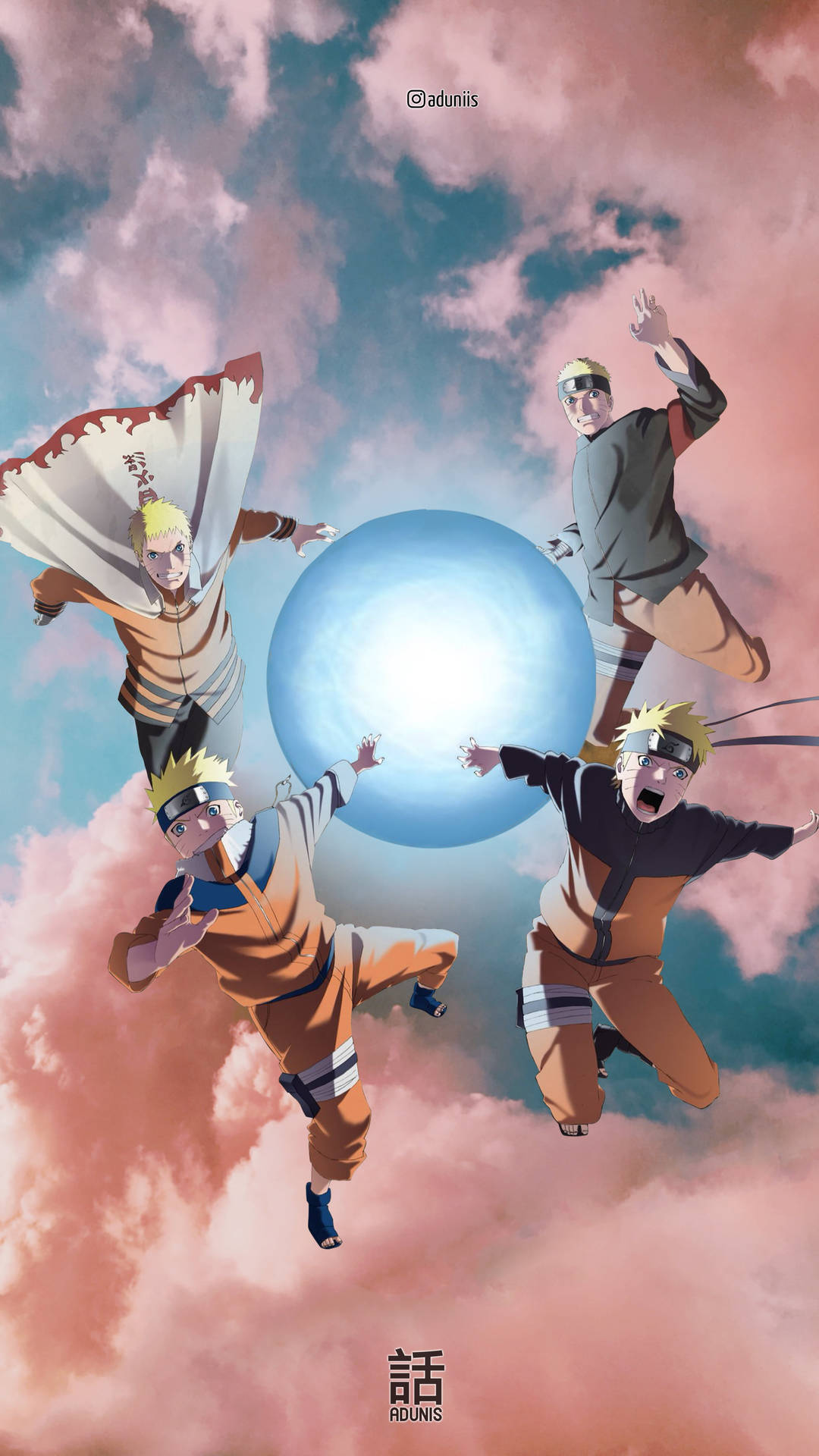 Different Faces Of Naruto Mobile 4k Background