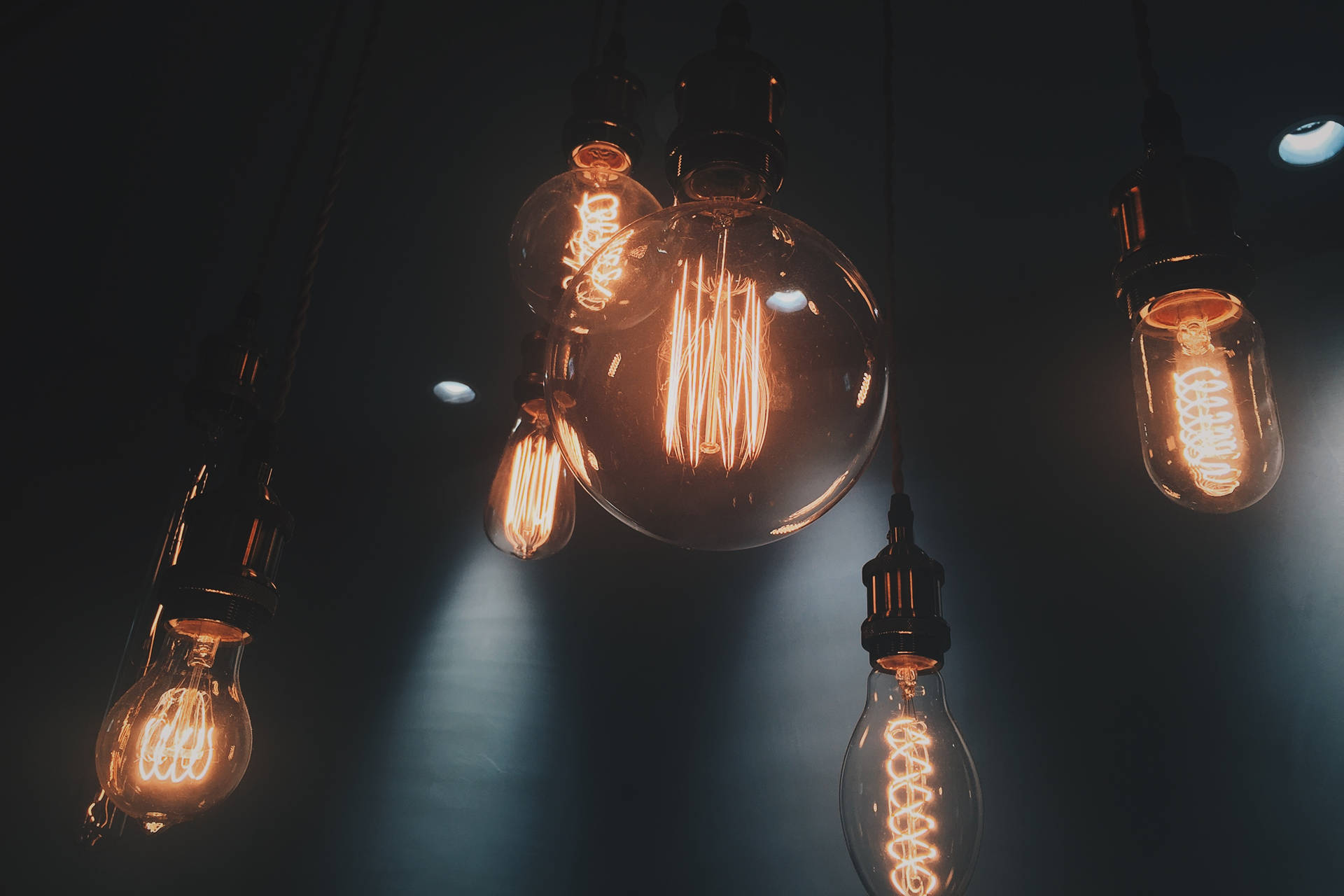 Different Light Bulb Designs Background