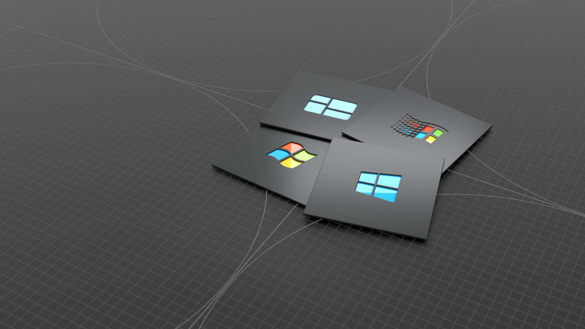 Different Logo Versions Windows 1 Background