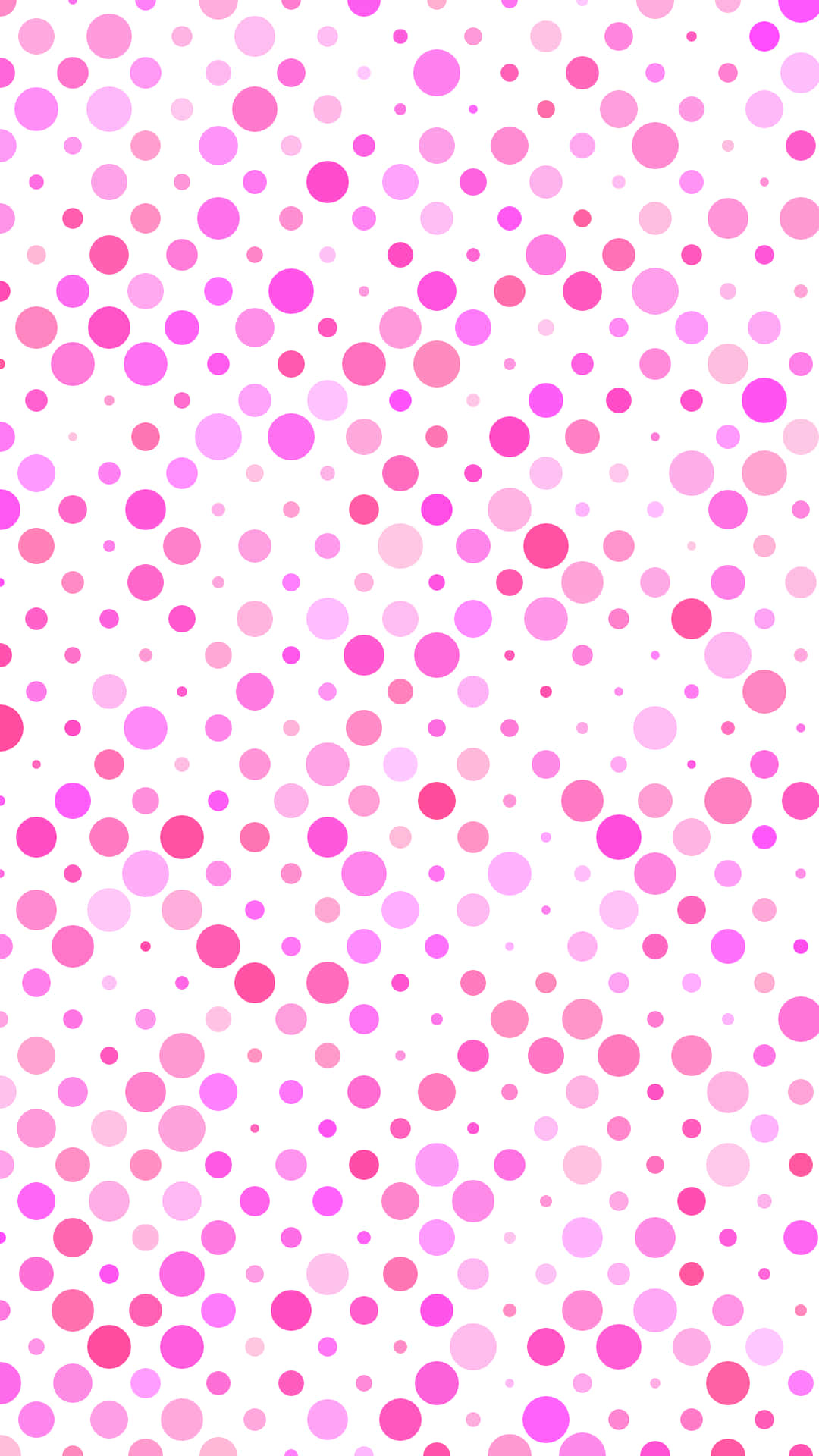 Different Shades Of Pink Polka Dot Background