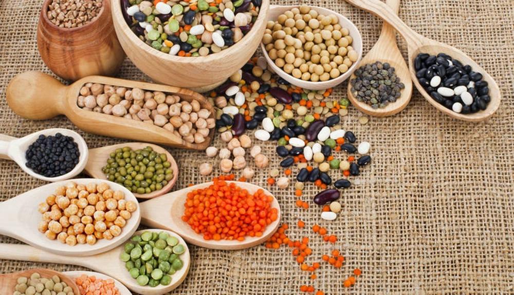 Different Types Of Lentils Background