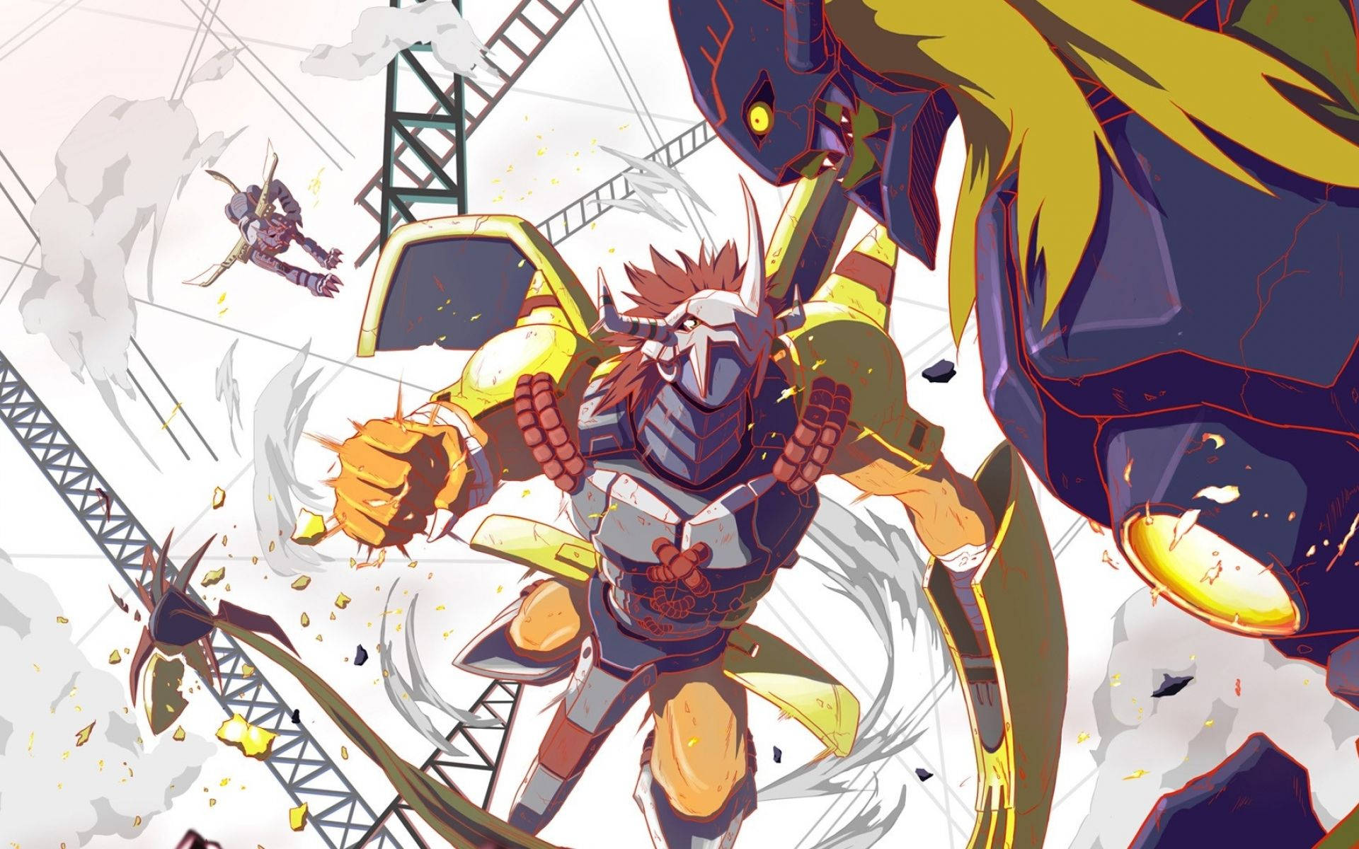 Digimon Wargreymon Vs Diaboromon Background