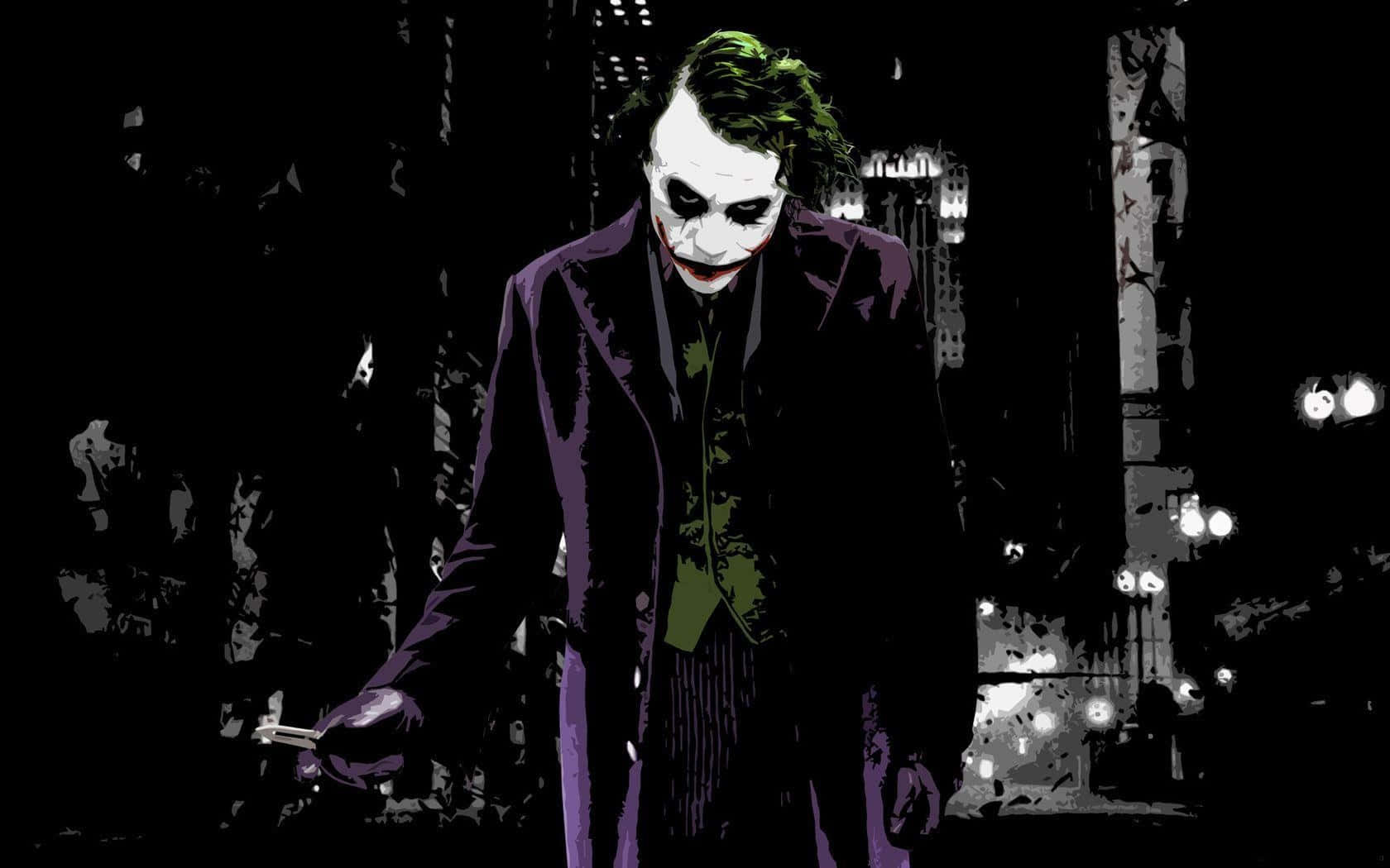 Digital Art Edit Dangerous Joker Background