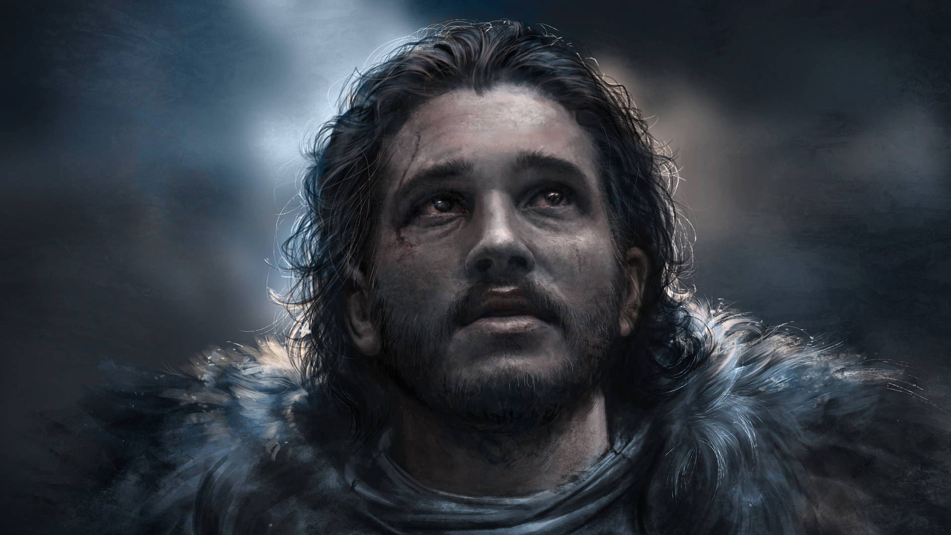 Digital Art Jon Snow Game Of Thrones