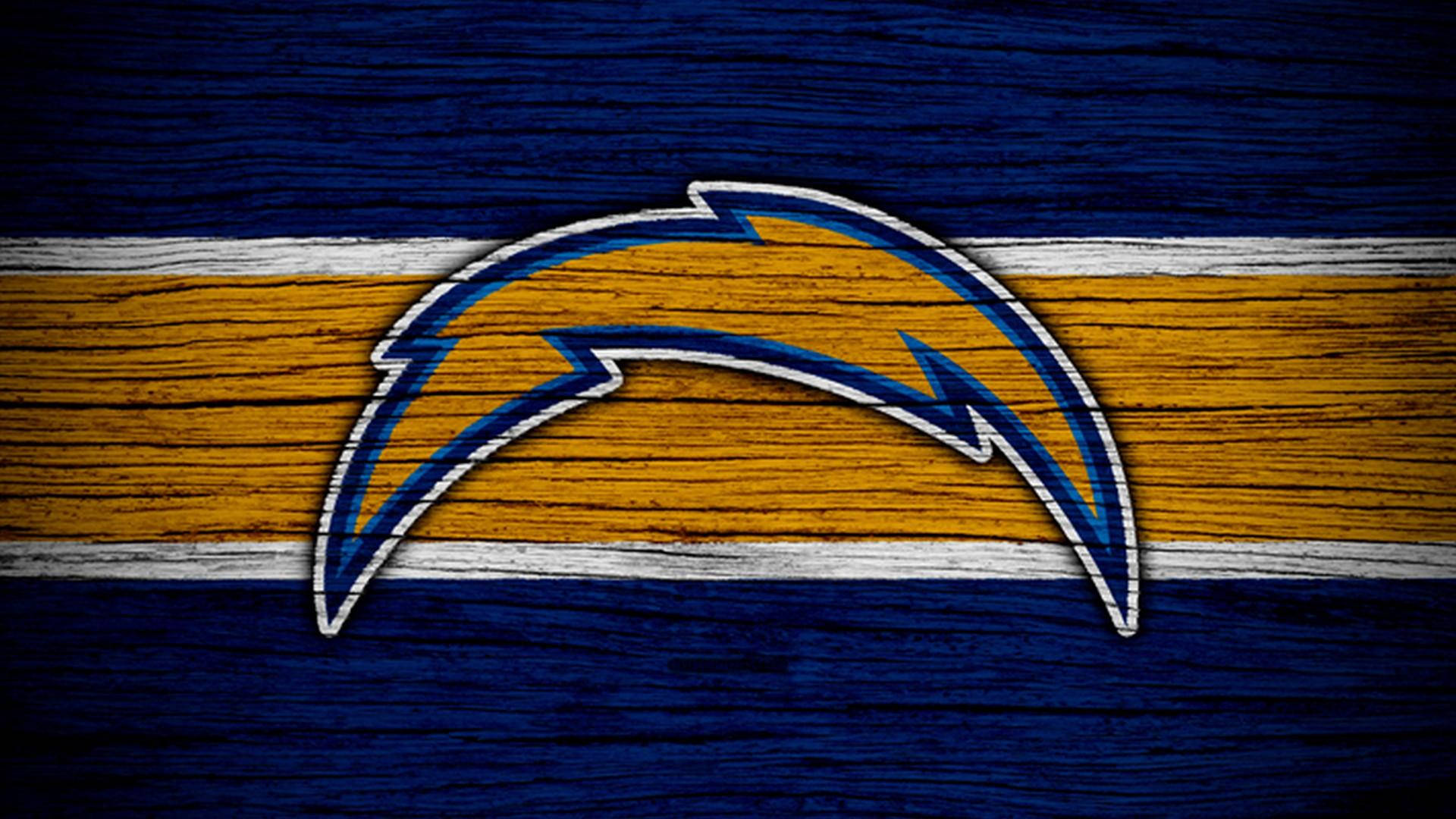 Digital Art Logo Los Angeles Chargers Background