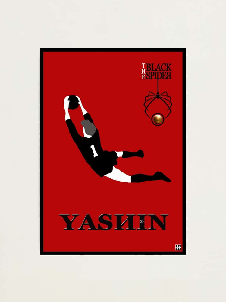 Digital Art Of Goalkeeper Lev Yashin Background