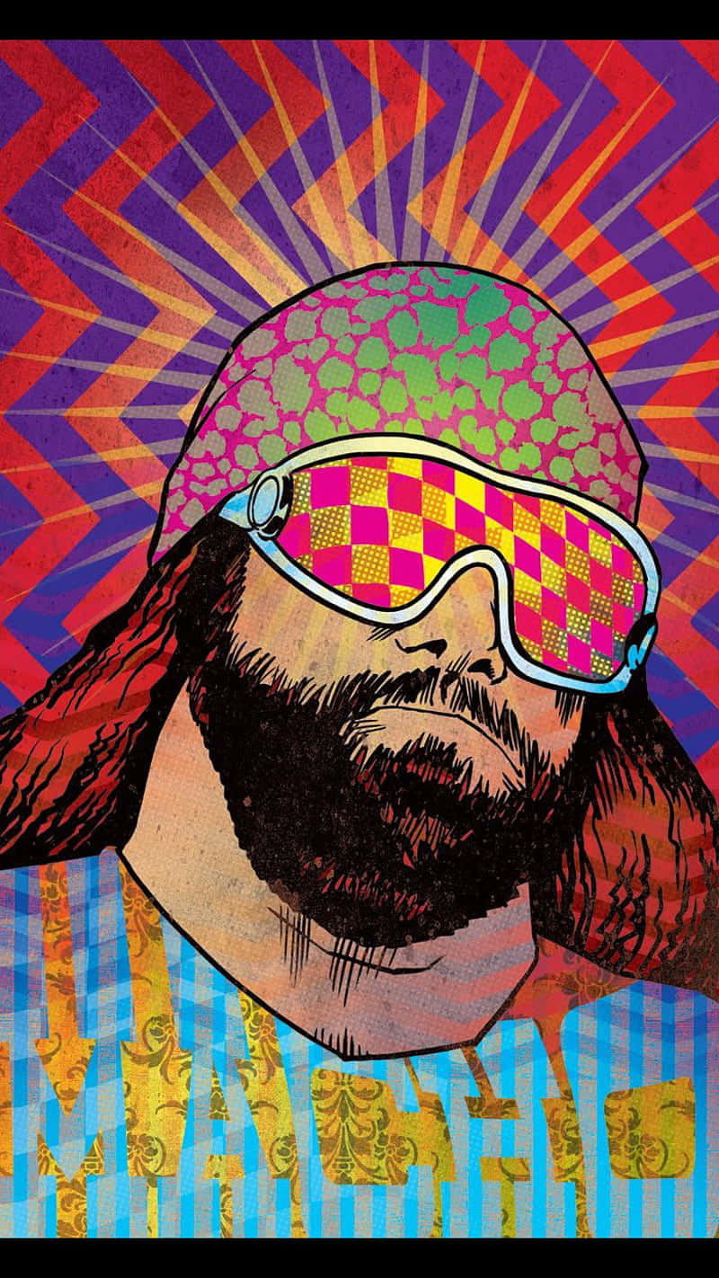 Digital Art Of Randy Savage Background