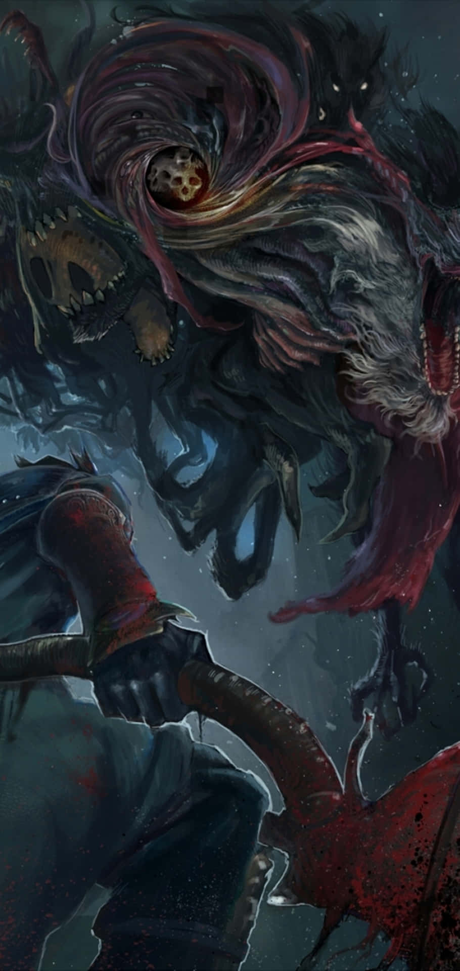 Digital Art Of Villain Boss In The Bloodborne 4k Hd Background