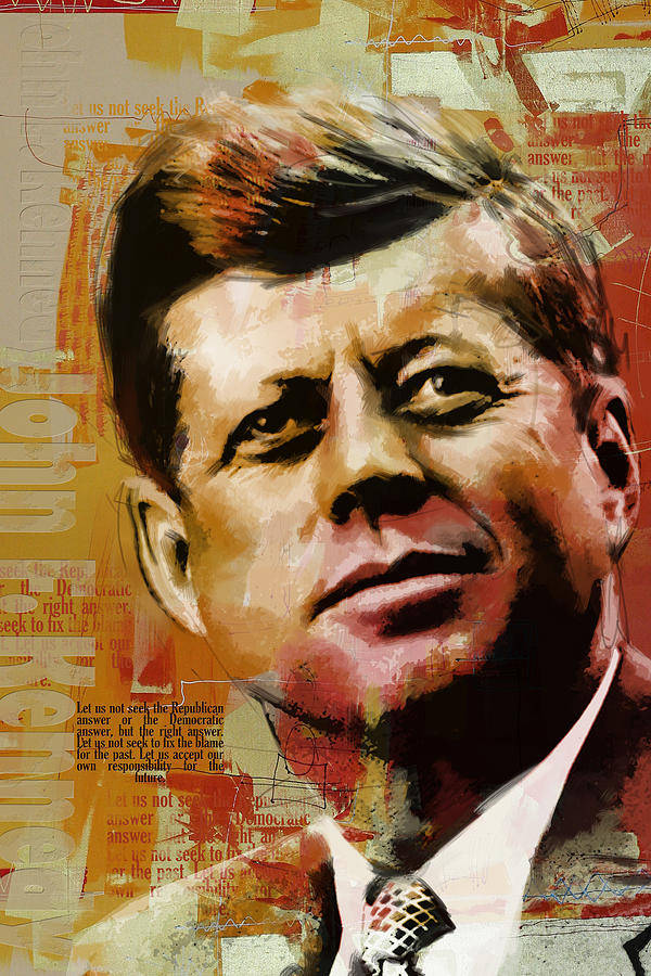 Digital Art President John F. Kennedy Background