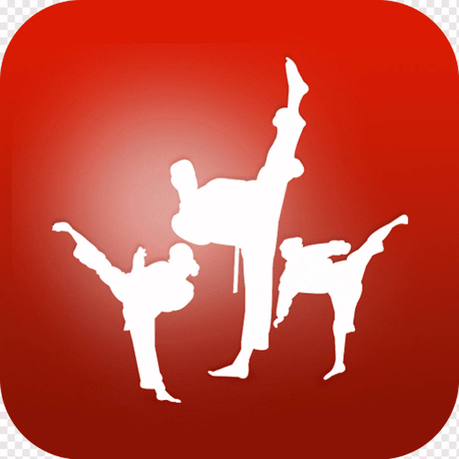 Digital Art Red Martial Arts Taekwondo