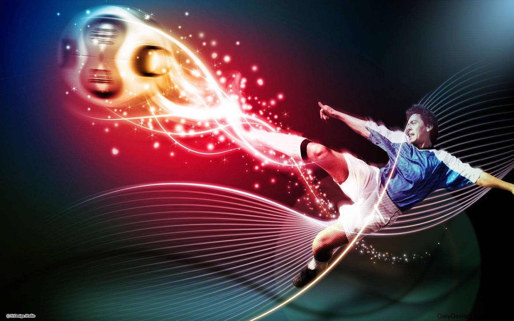 Digital Artwork Lionel Messi Hd Football Background