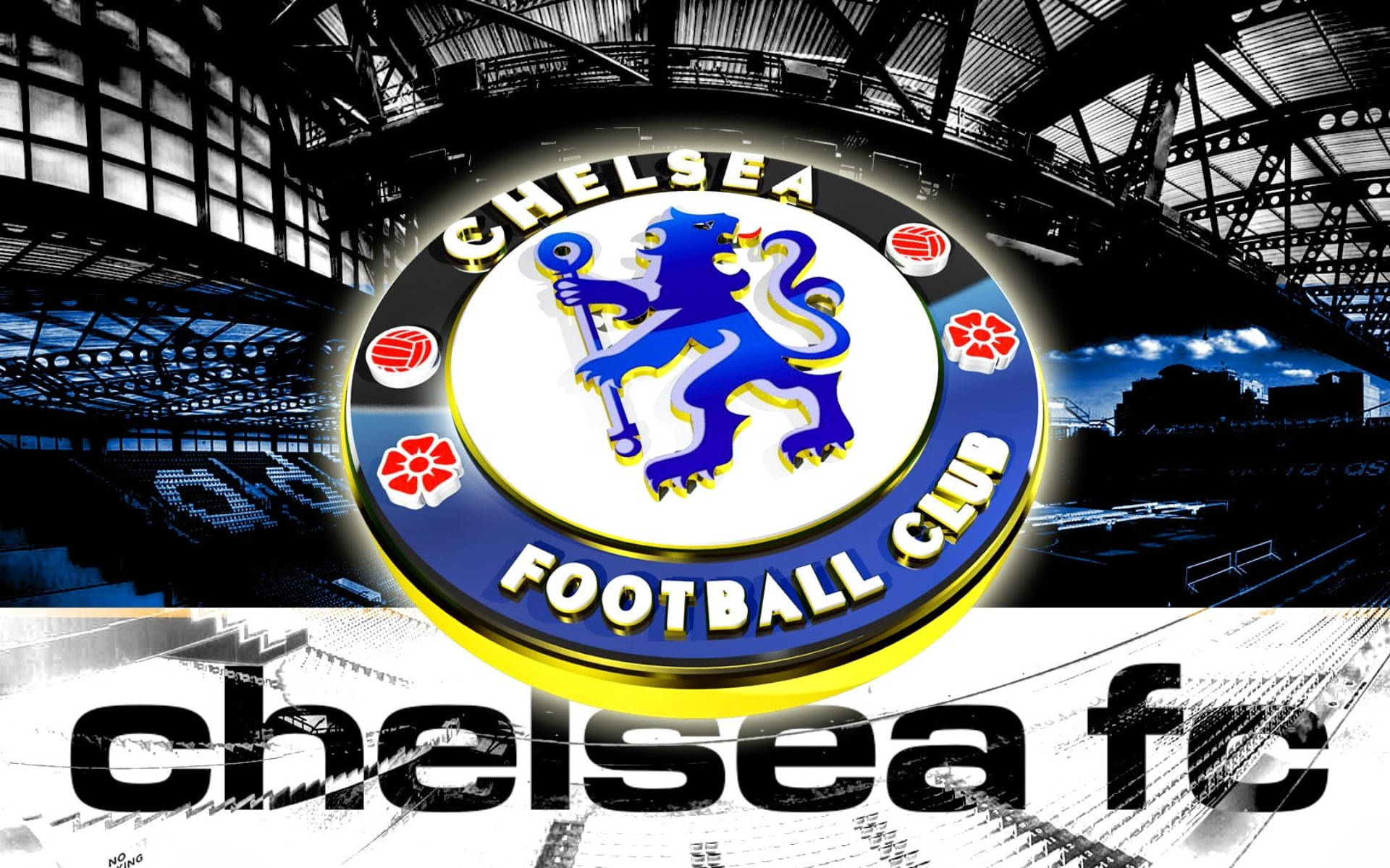 Digital Chelsea Logo In Stadium