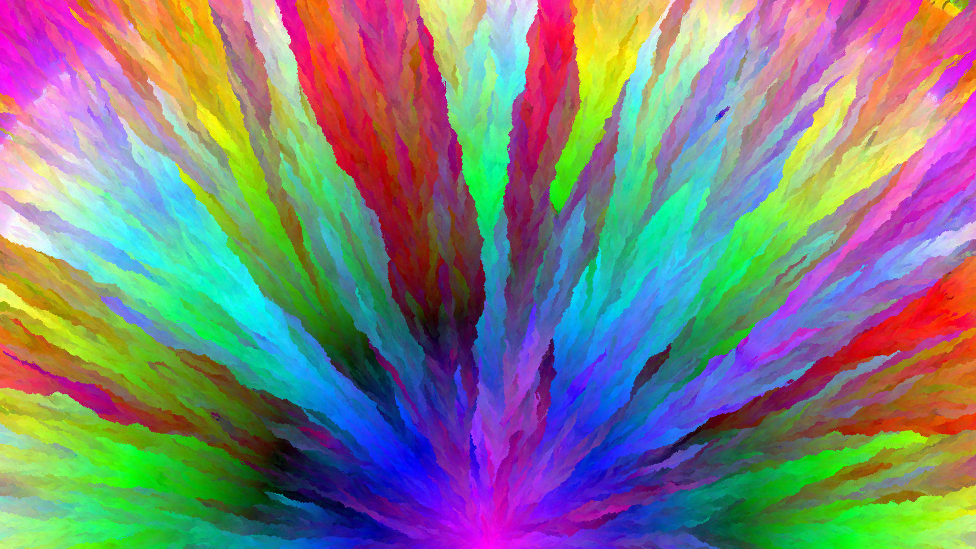 Digital Color Burst Background
