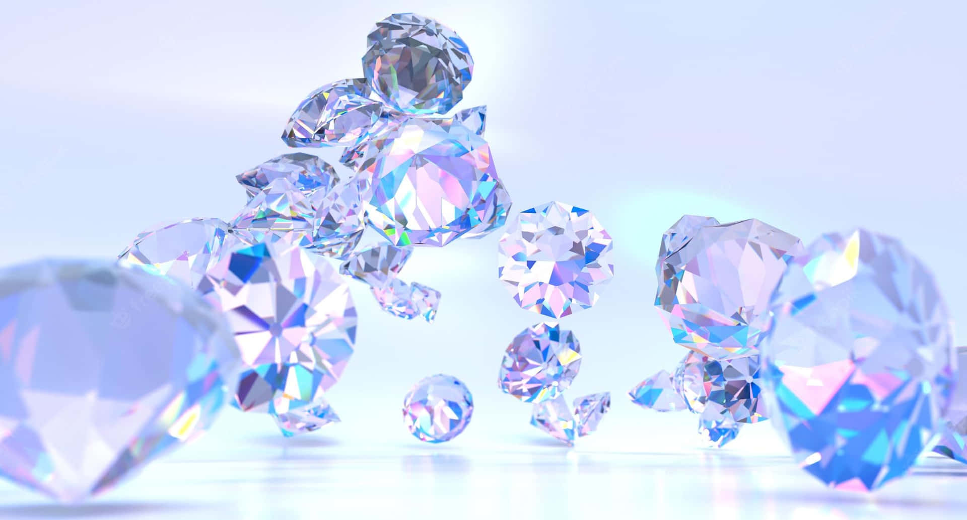 Digital Diamond Gemstone Render