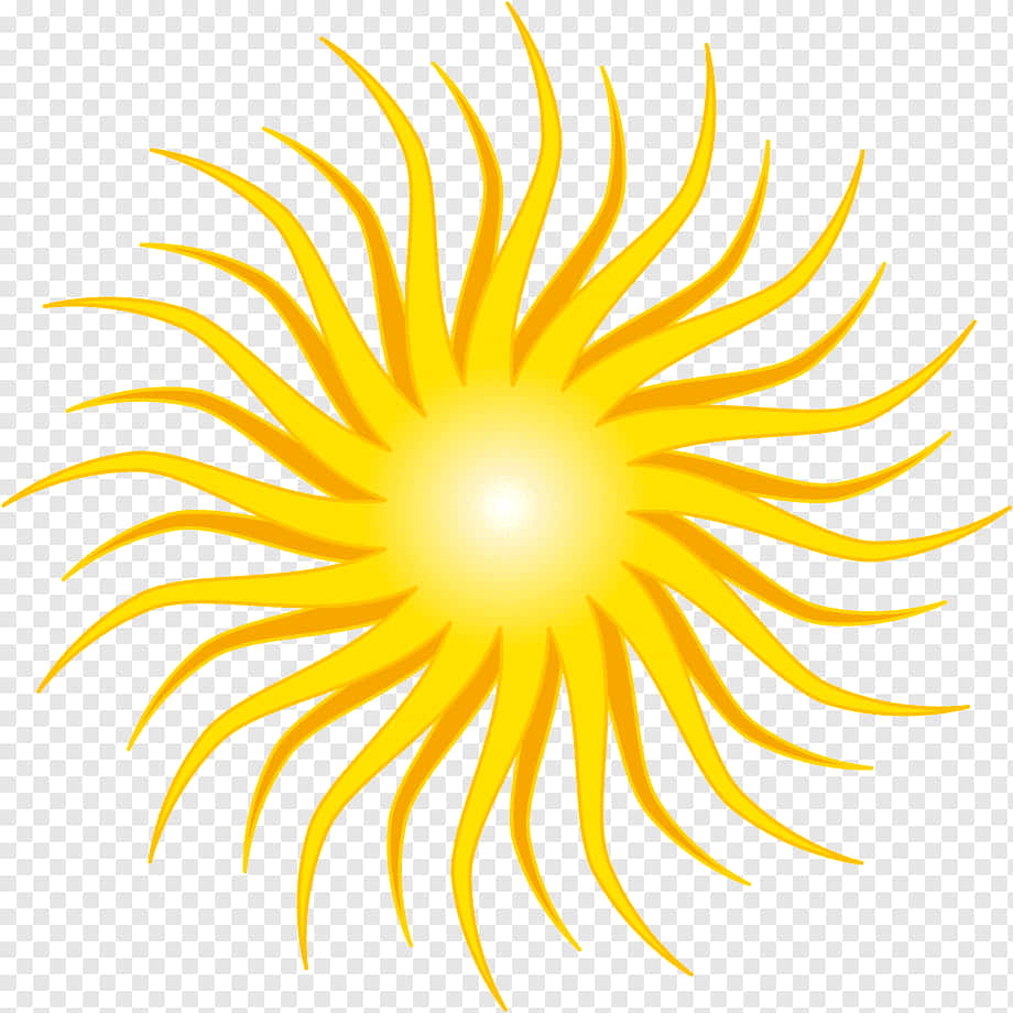 Digital Drawing Of Sun Rays Background