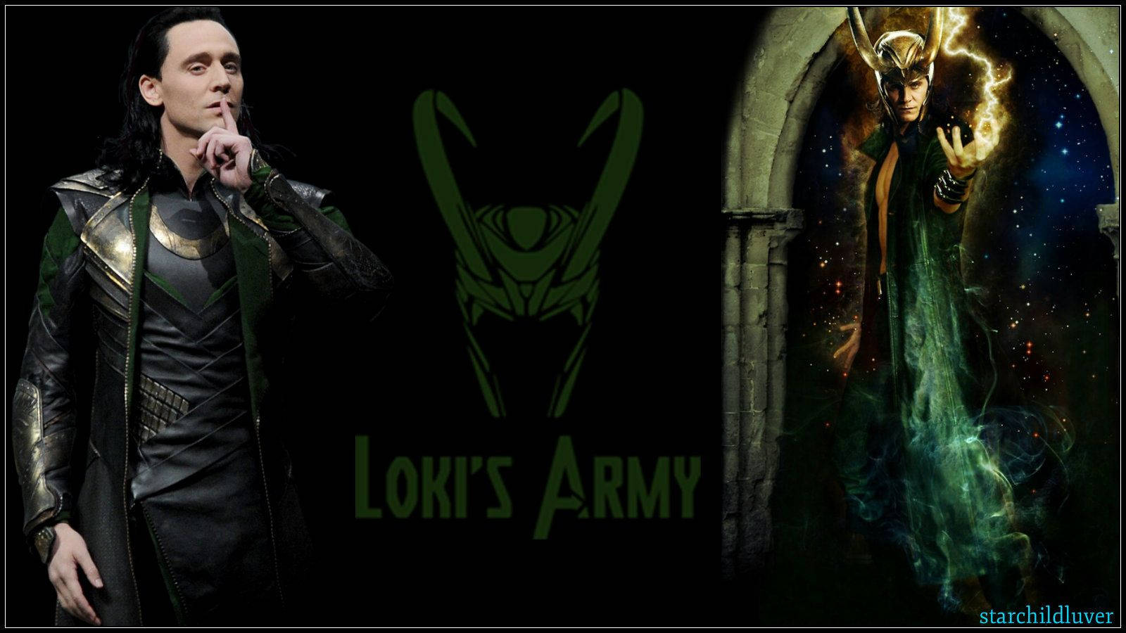 Digital Fan Art Loki Background