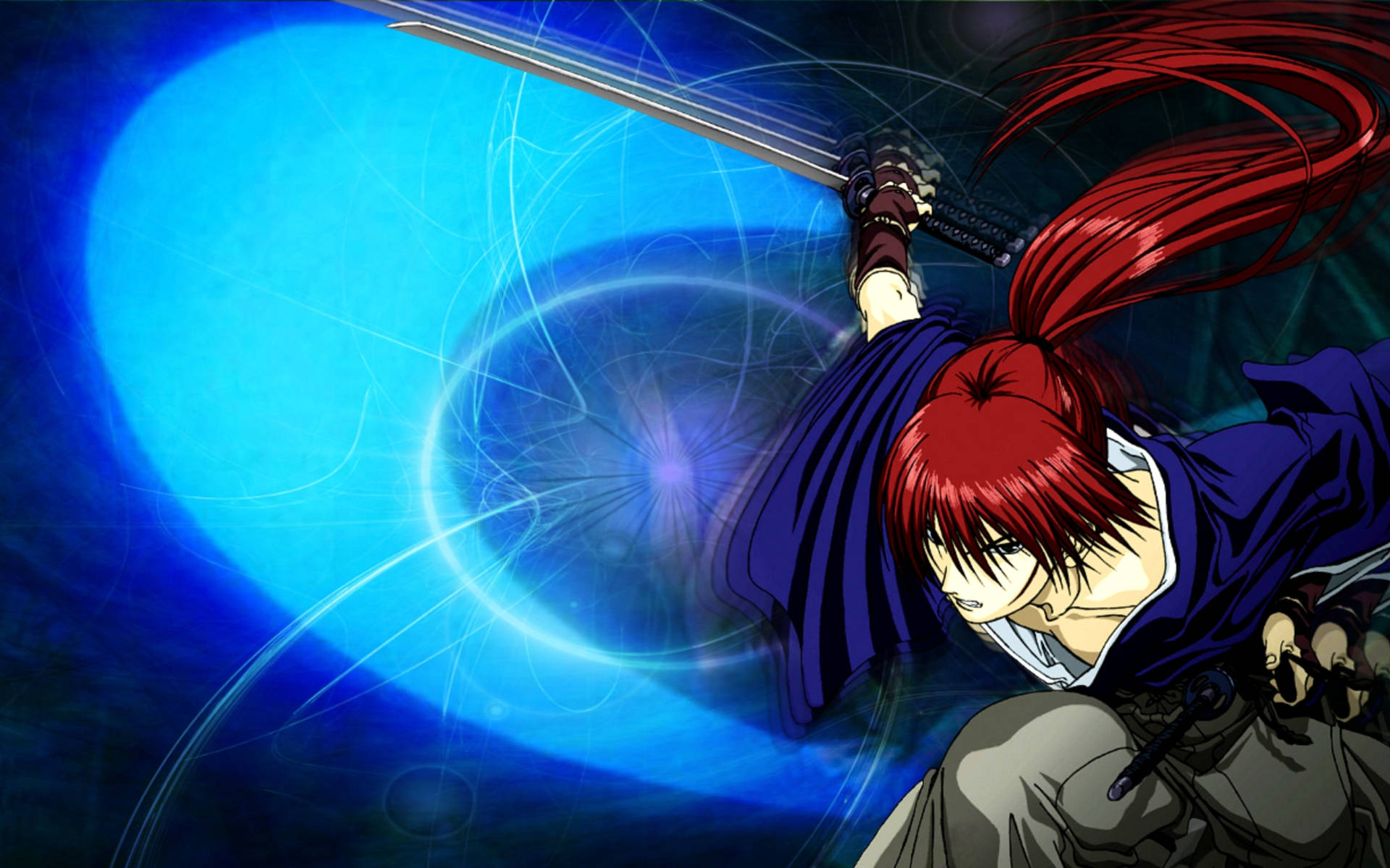 Digital Fan Art Samurai X Kenshin Background