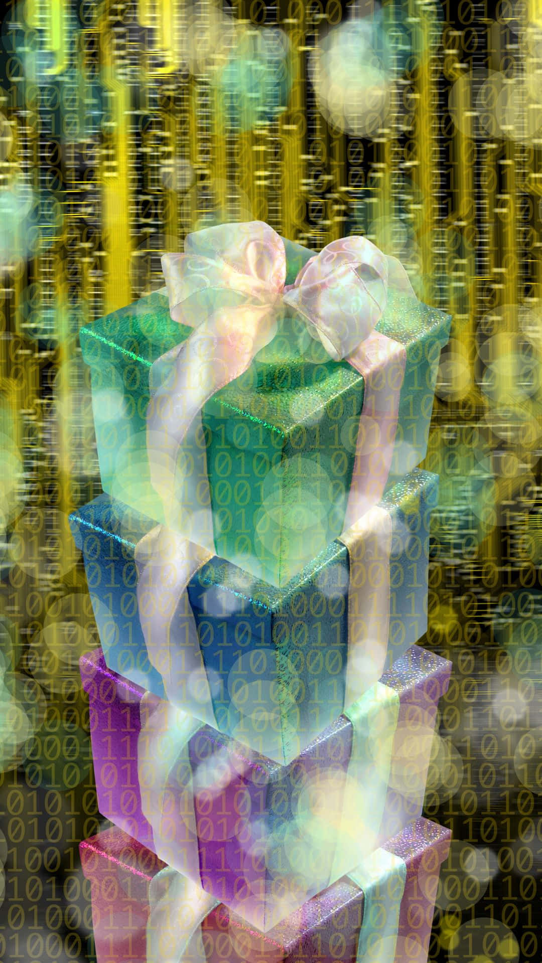 Digital Gift Concept Abstract