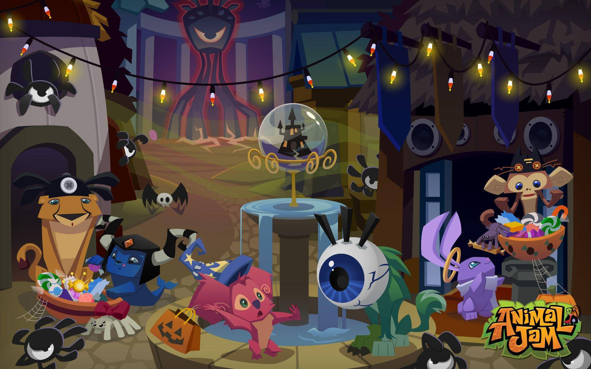 Digital Illustration By Animal Jam Background