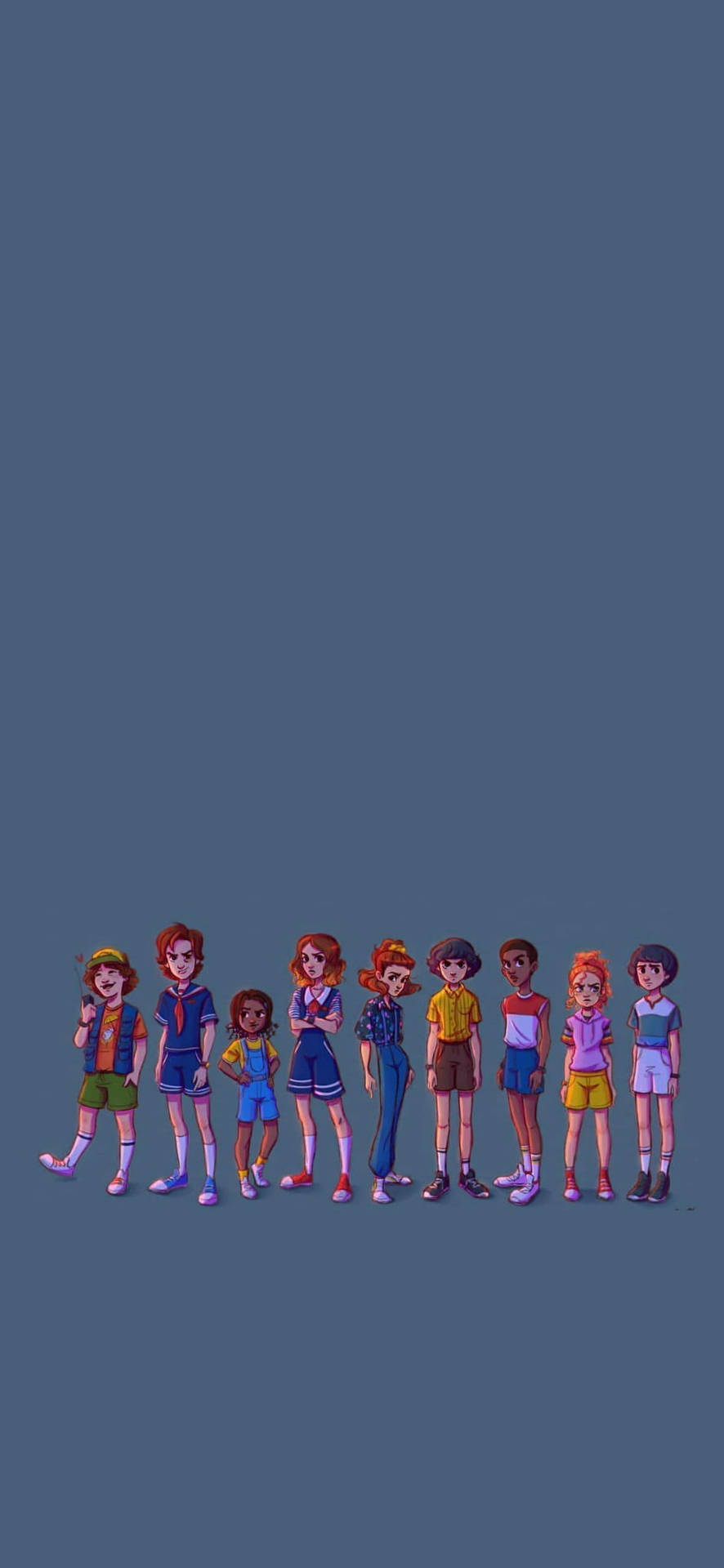 Digital Illustration Stranger Things Cast