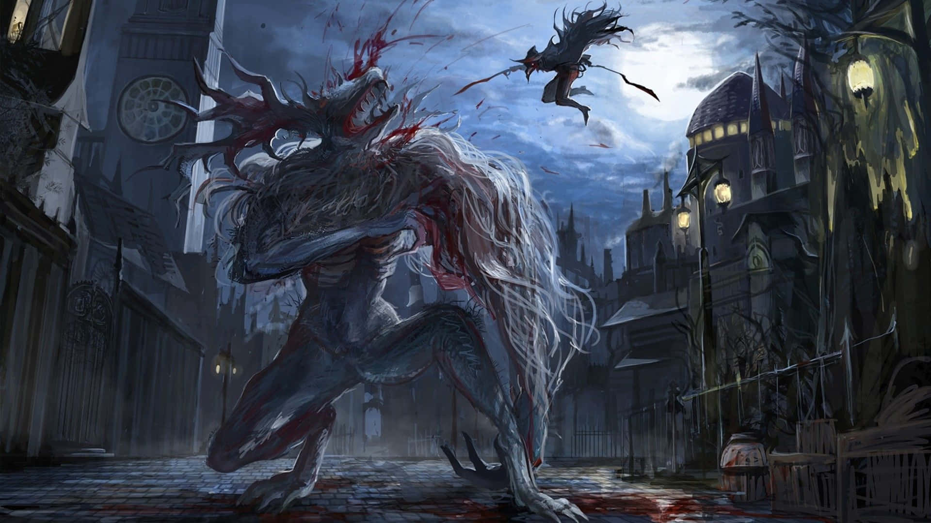 Digital Image Laurence Cleric Beast Bloodborne 4k Hd Background