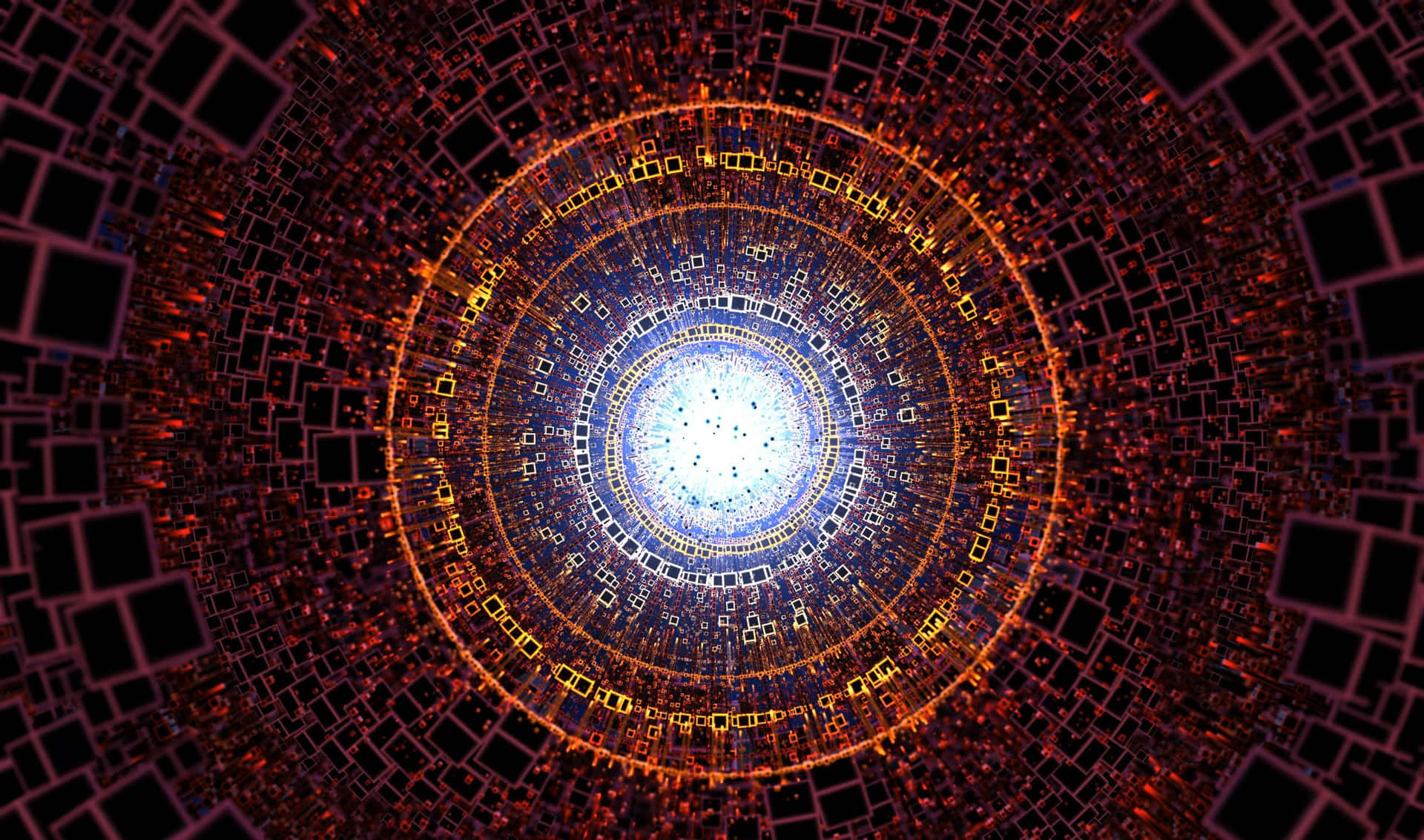 Digital_ Infinity_ Tunnel Background