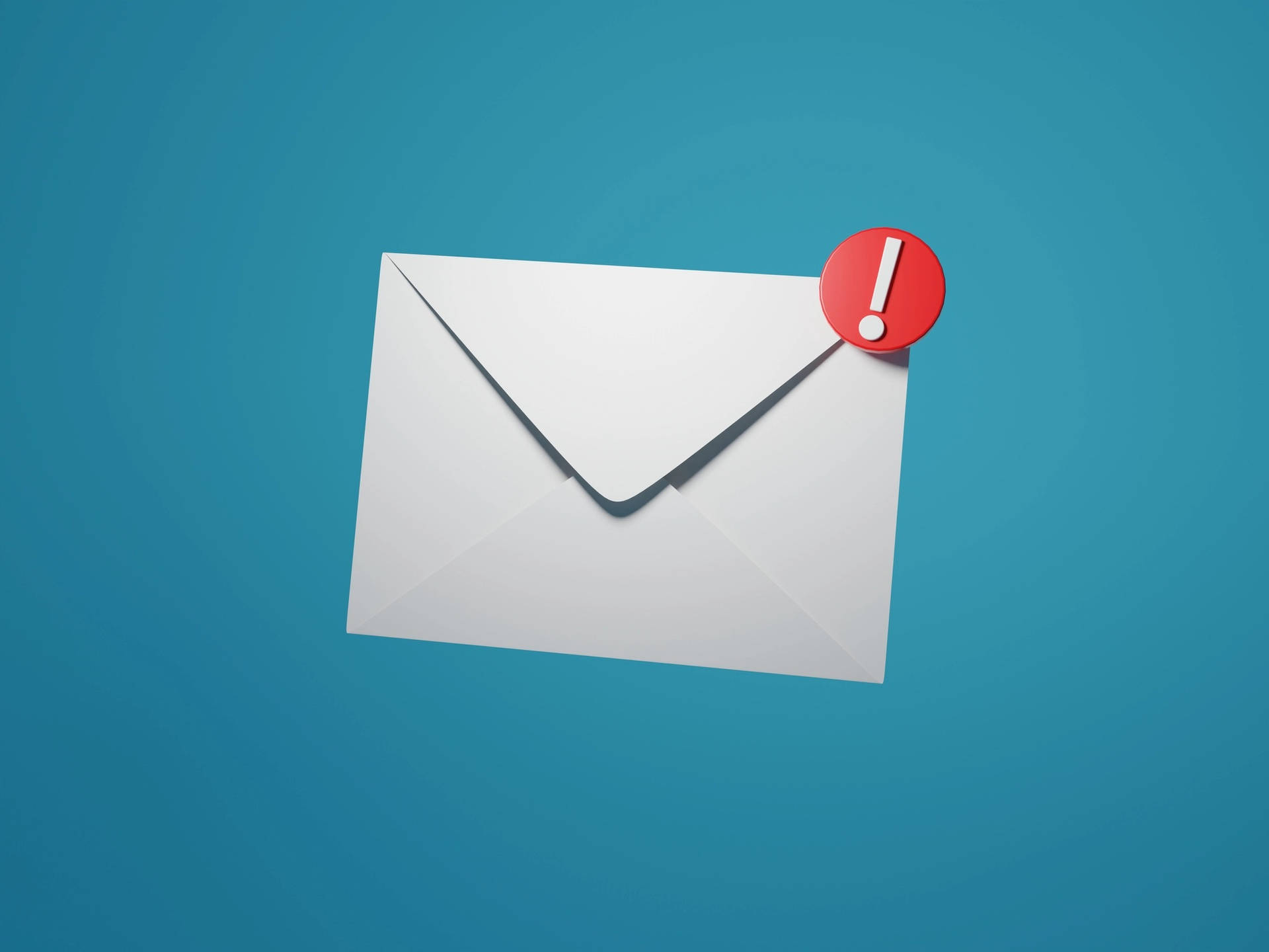 Digital Mail Notification Icon Background