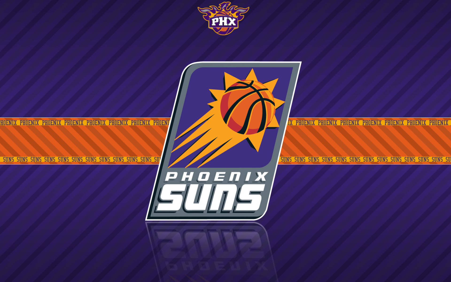Digital Nba Phoenix Sun Logo Background