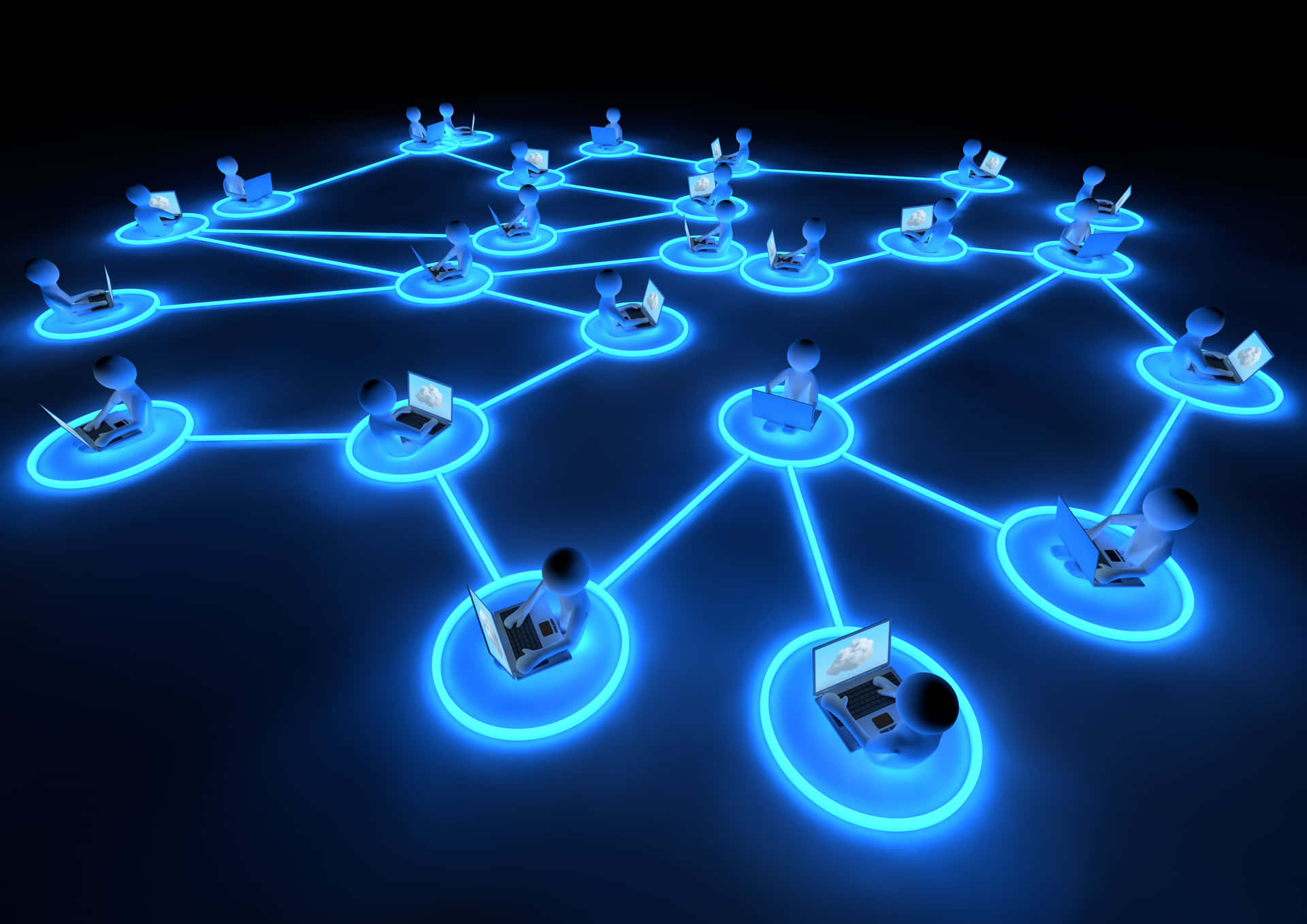 Digital Network Connectivity Concept