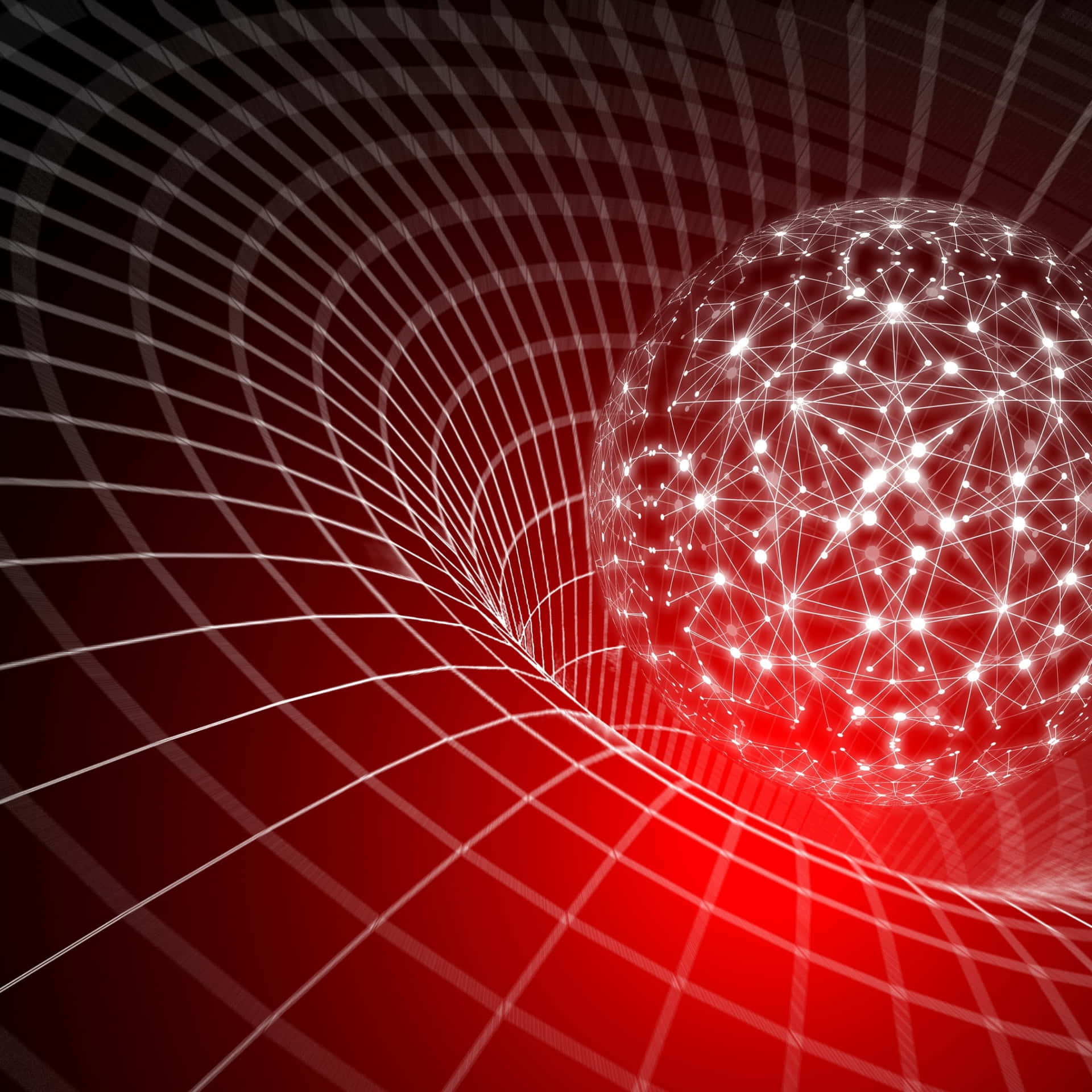 Digital Network Grid Sphere