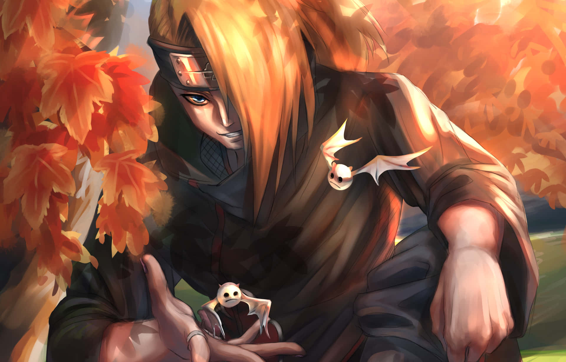 Digital Painting Deidara Background