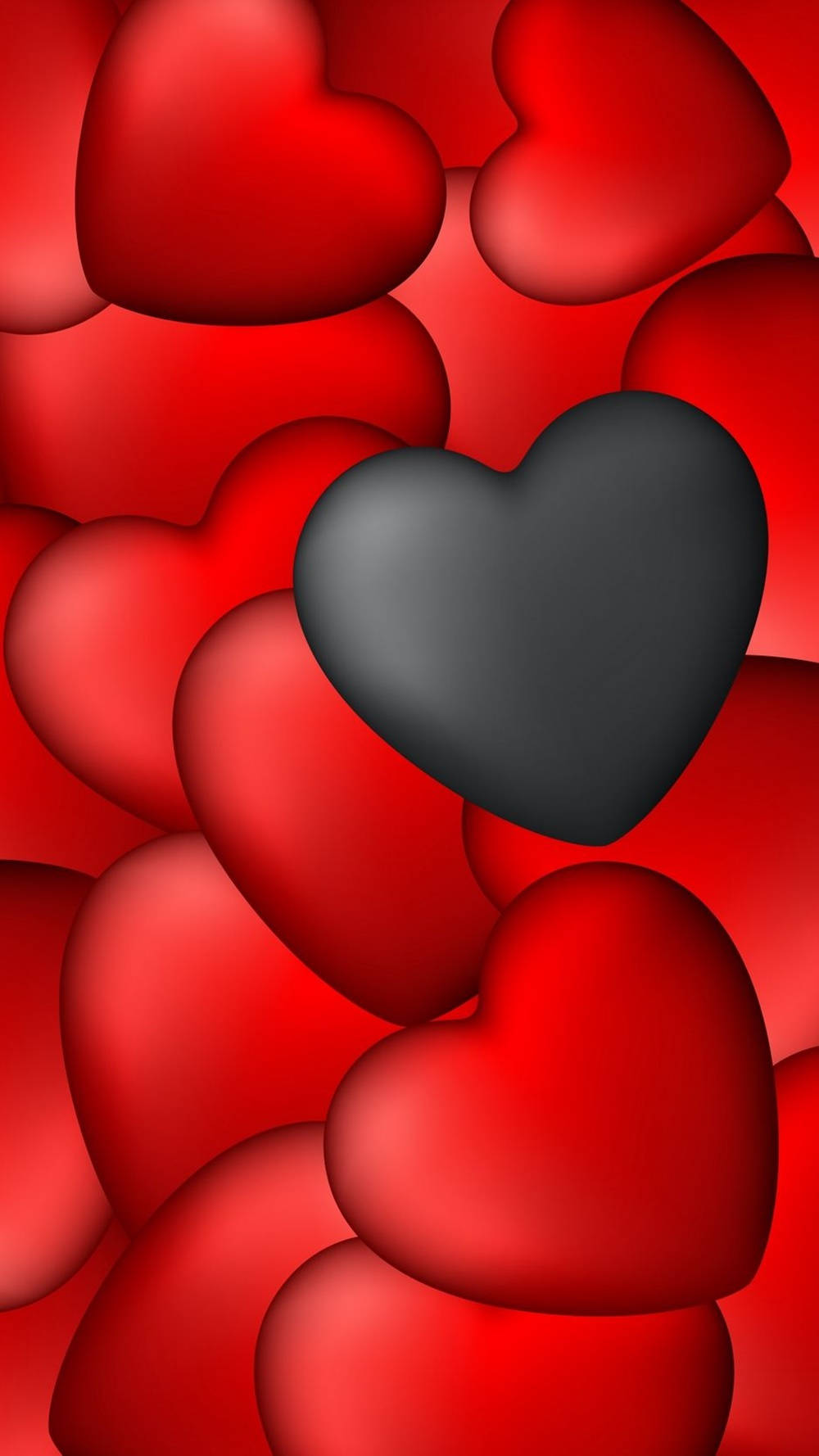 Digital Painting For Heart Iphone Theme Background