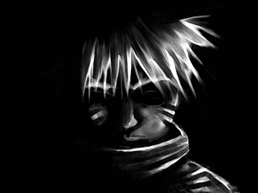 Digital Painting Of Uzumaki Naruto Black