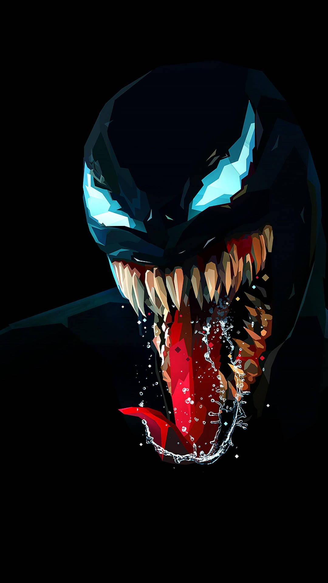 Digital Painting Venom Iphone Background