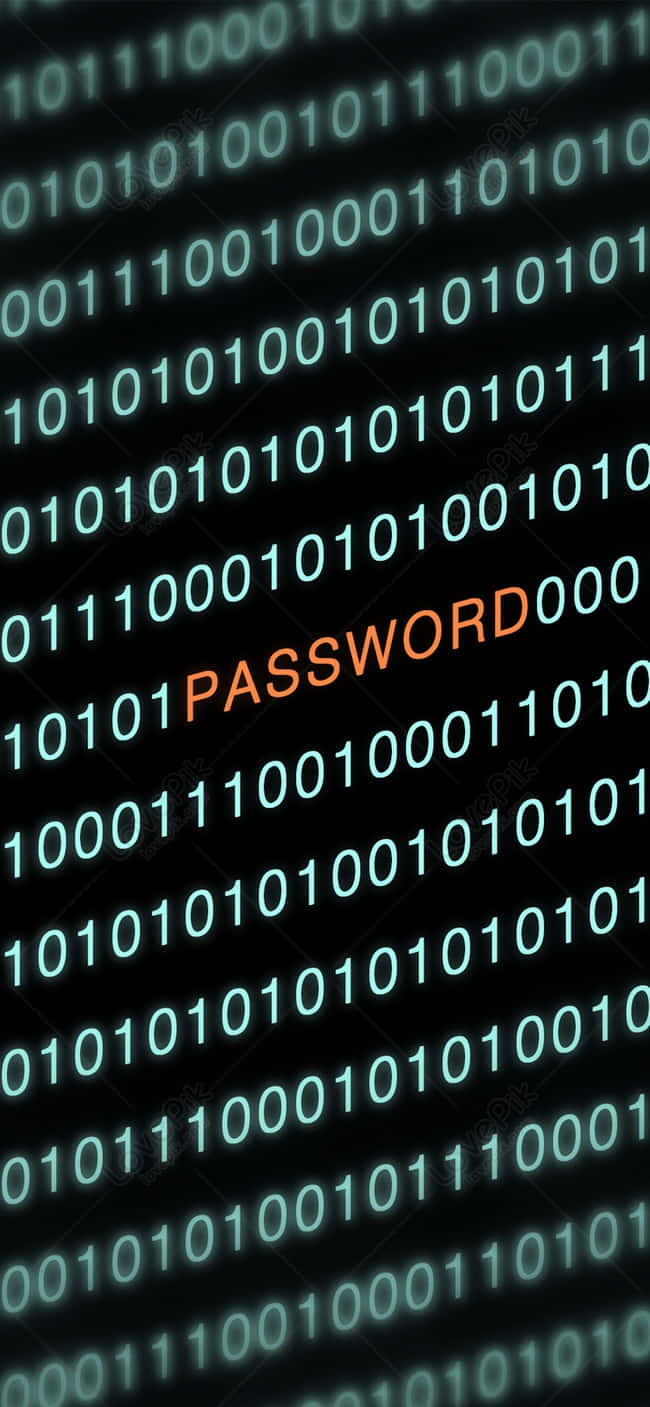 Digital Password Security Concept Background