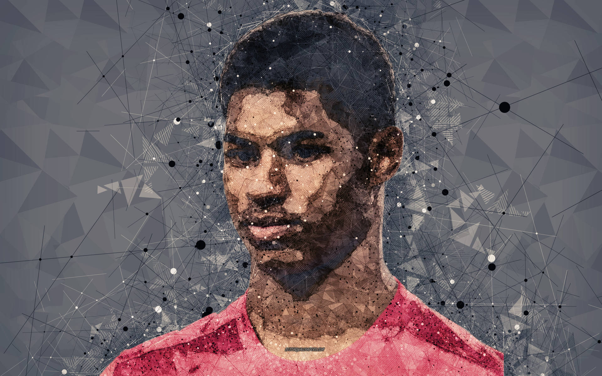 Digital Portrait Marcus Rashford