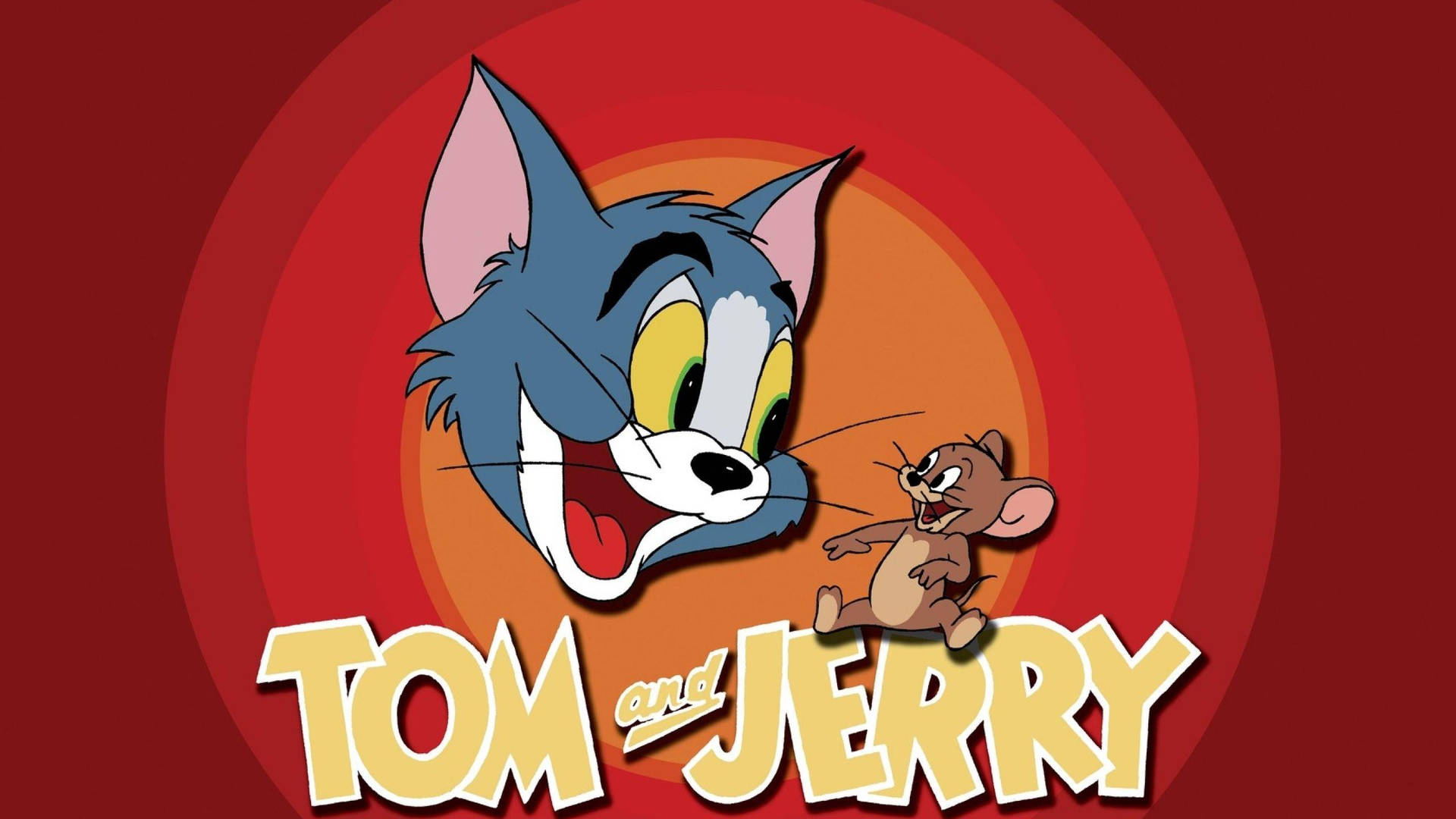 Digital Poster Of Tom Cat And Jerry Background