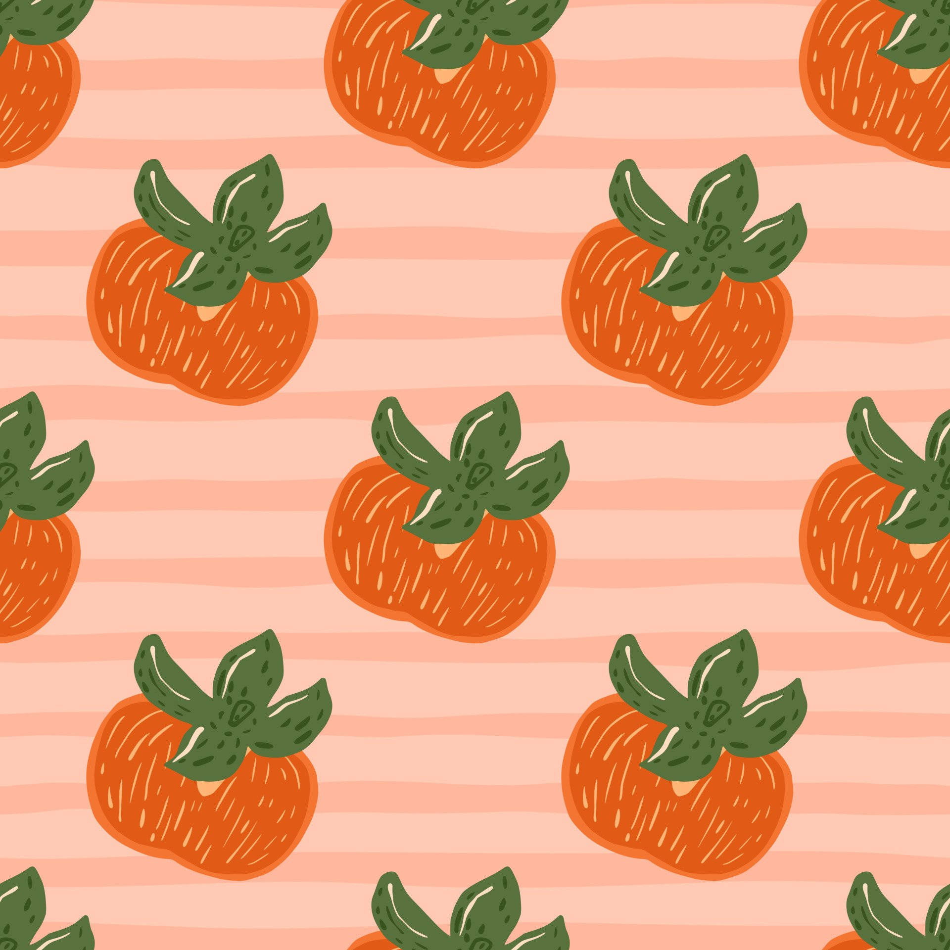 Digital Print Of Persimmon Background