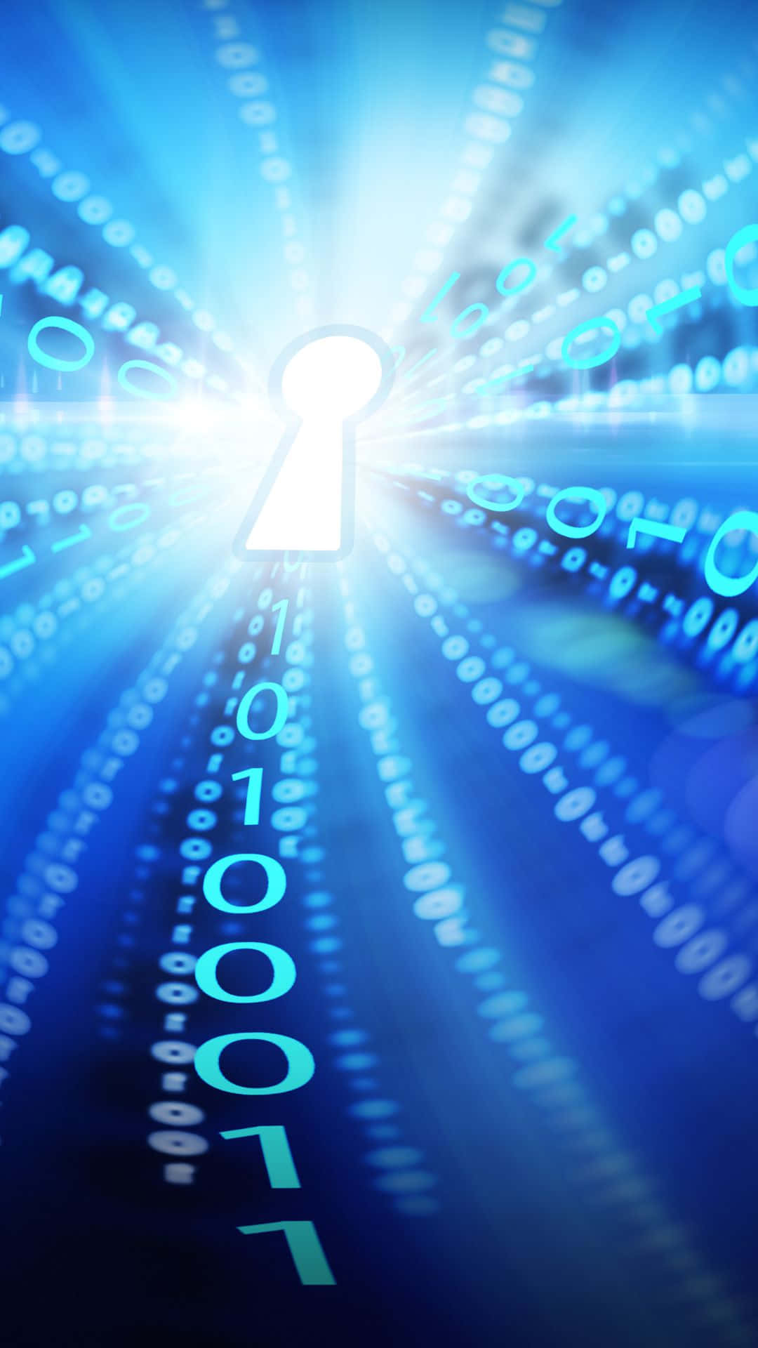 Digital Security Key Concept Background