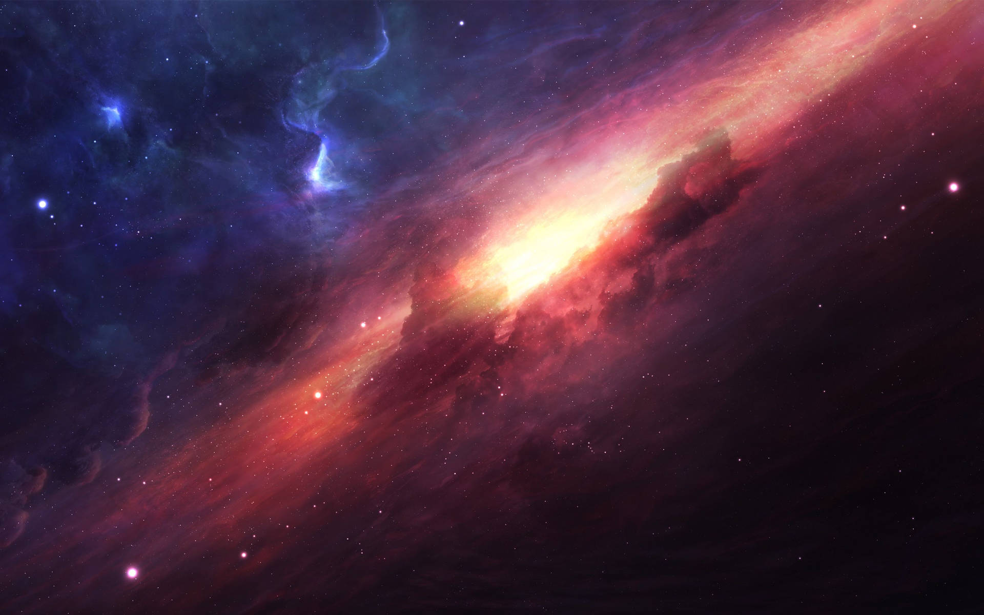 Digital Space Universe Background