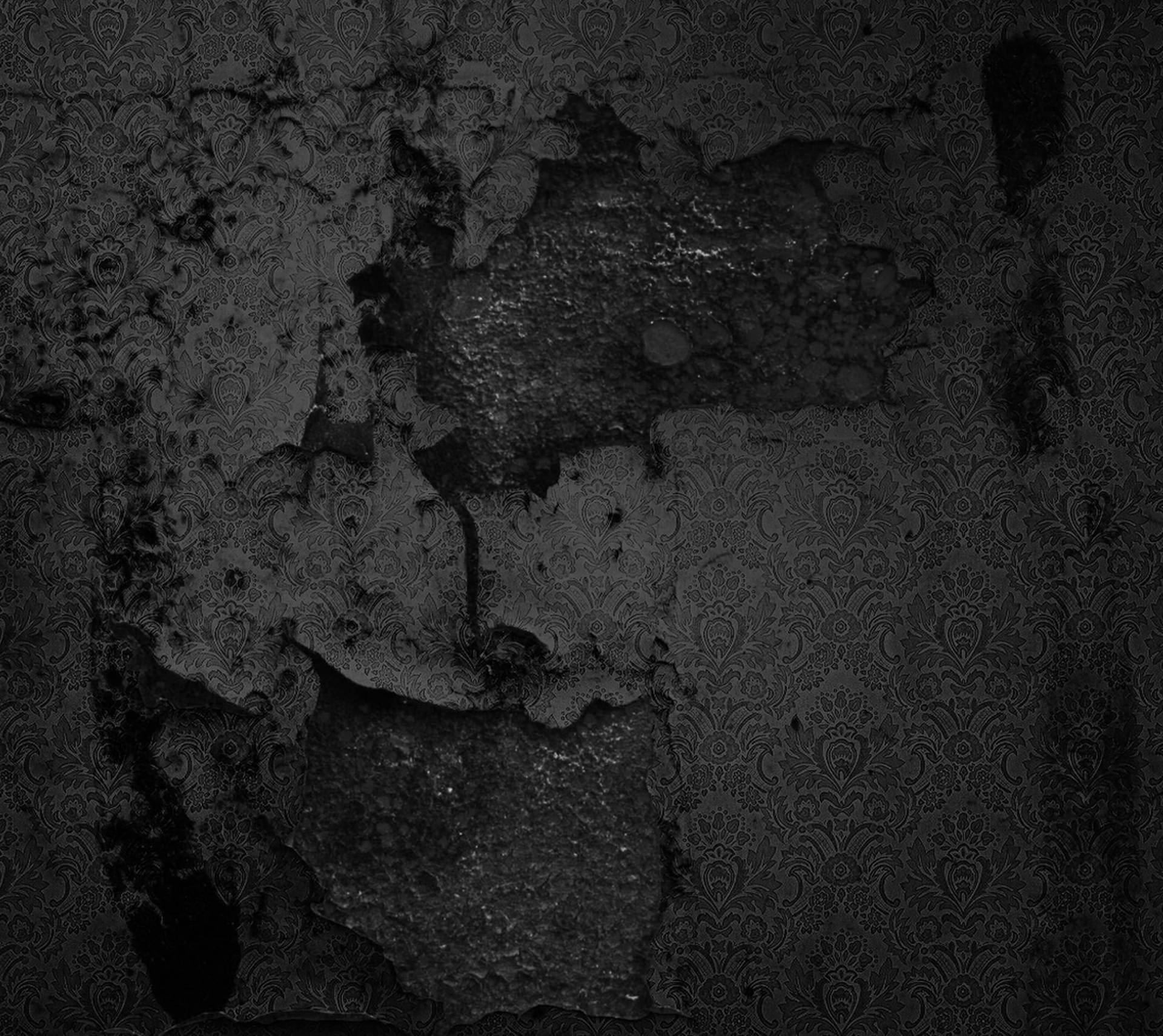 Dilapidated Dark Wall Background